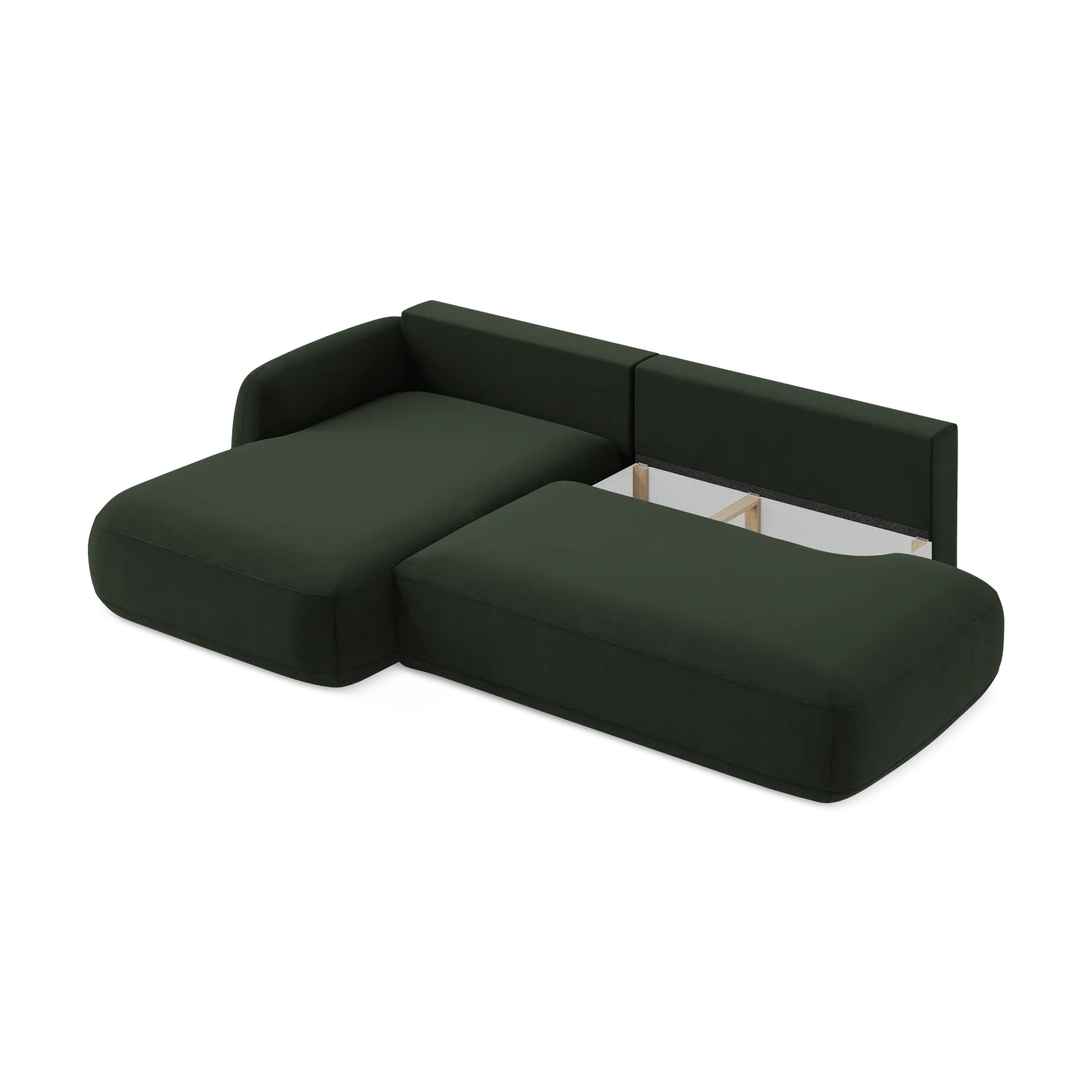 Cube - Agmamito - Butelkowa zieleń / Lewy