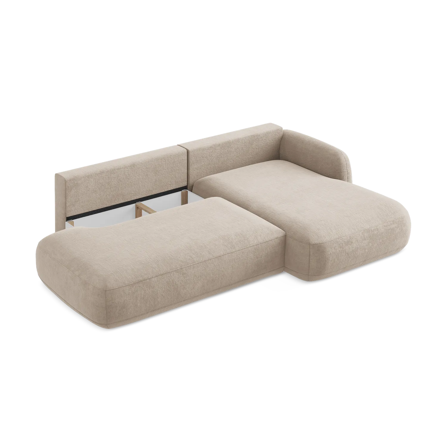 Tresor - Fabb - Ciemny beż / Prawy