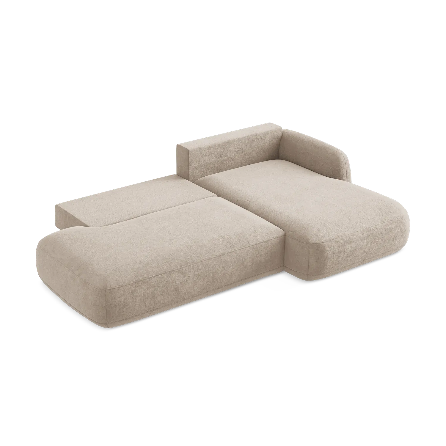 Tresor - Fabb - Ciemny beż / Prawy