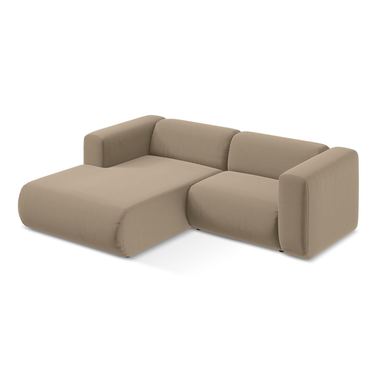 Riviera - Davis - Ciemny beż / Lewy