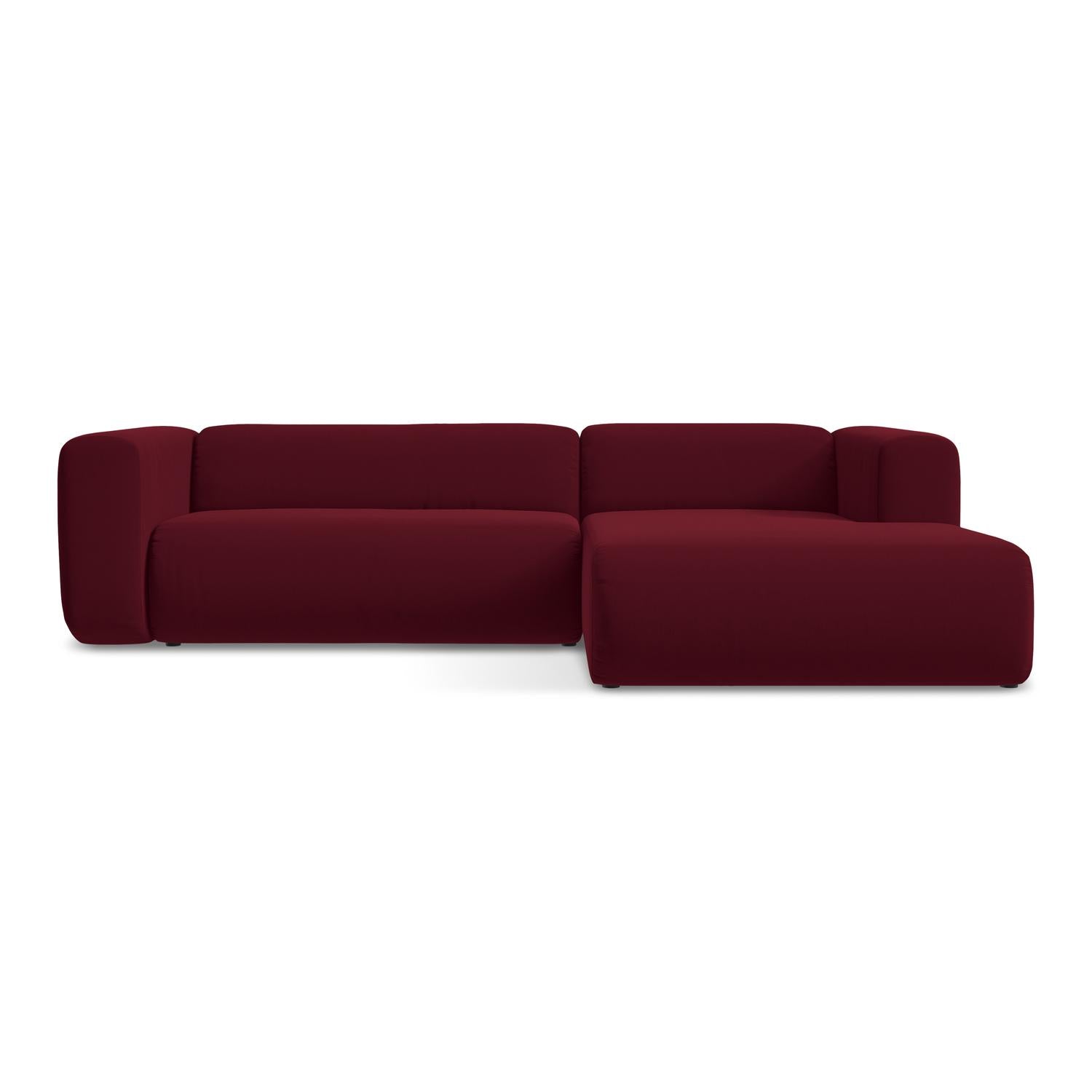 Riviera - Davis - Burgundowy / Prawy