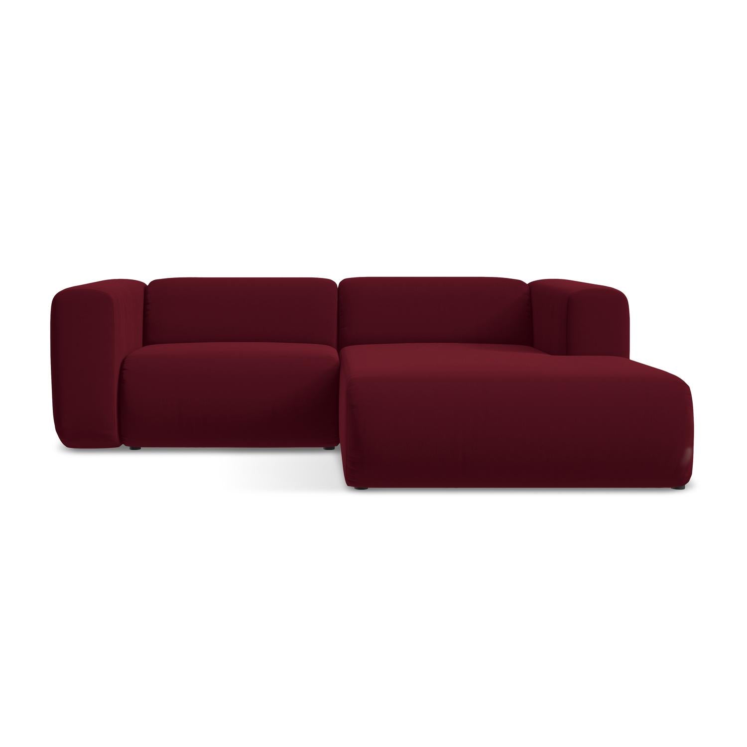 Riviera - Davis - Burgundowy / Prawy