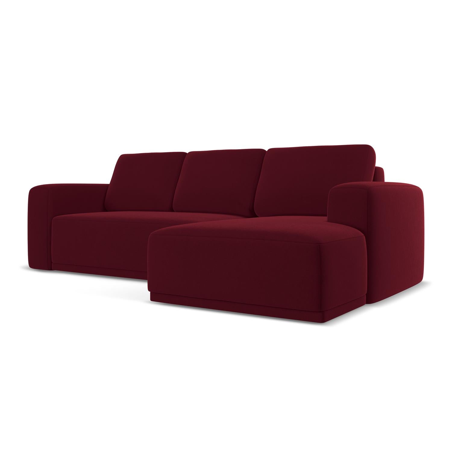 Riviera - Davis - Burgundowy / Prawy