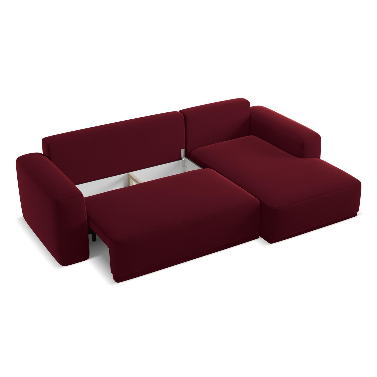 Riviera - Davis - Burgundowy / Prawy