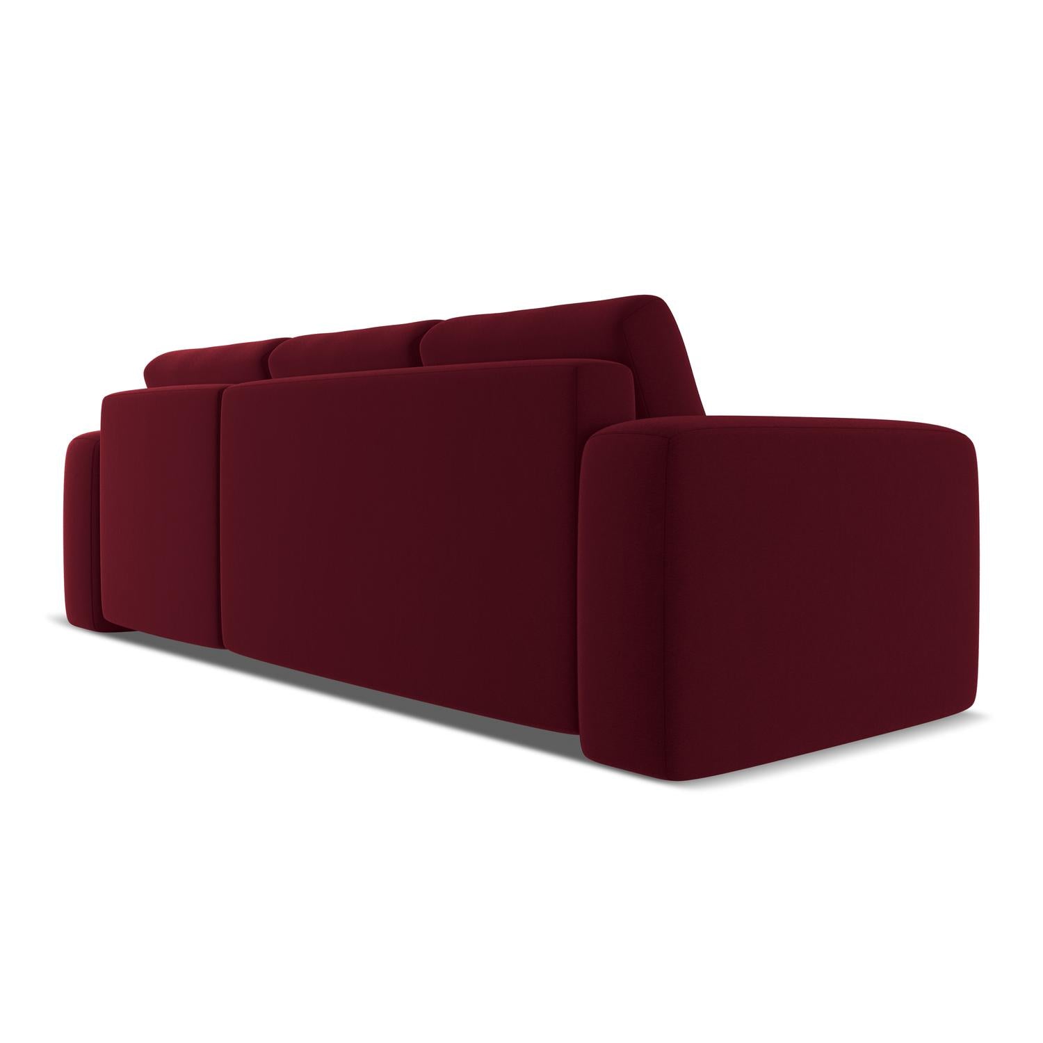 Riviera - Davis - Burgundowy / Prawy