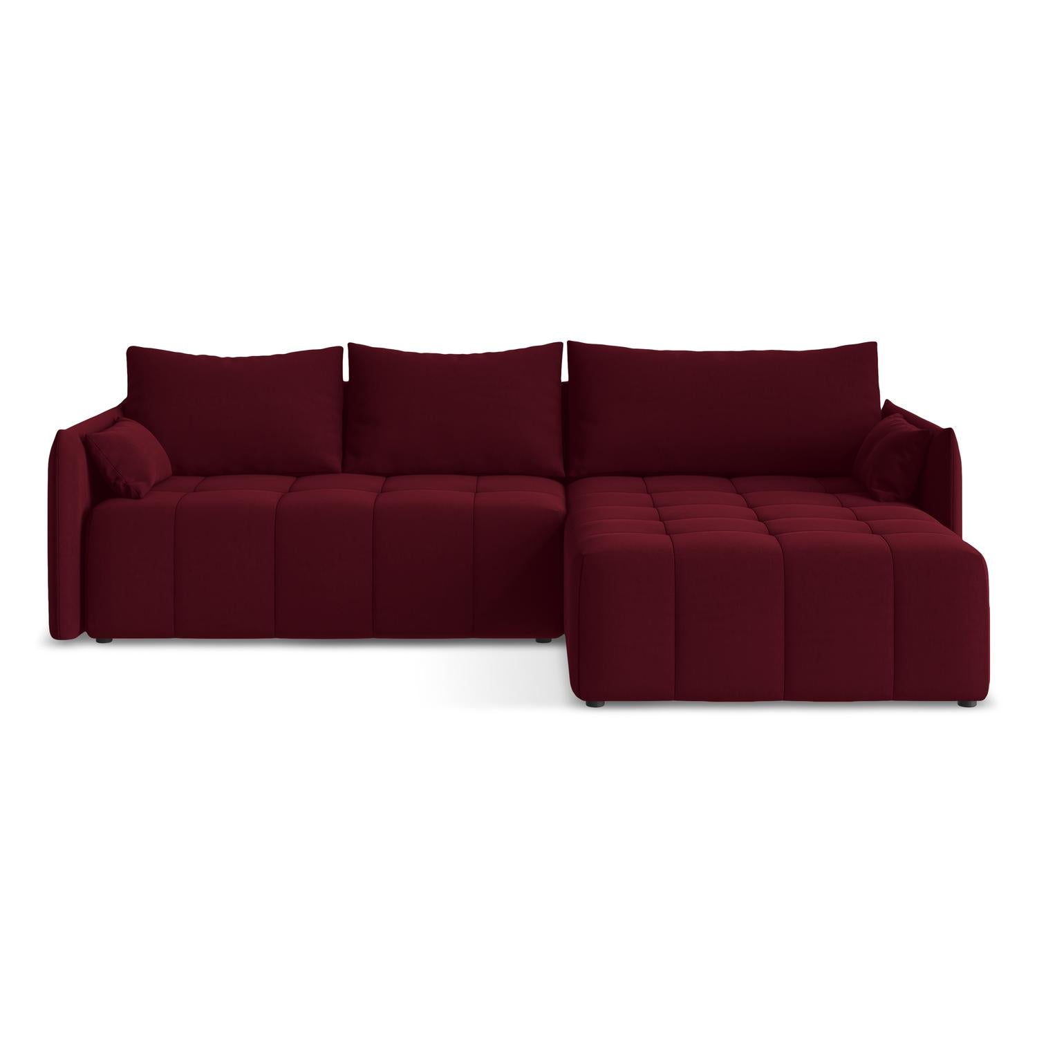 Riviera - Davis - Burgundowy / Prawy