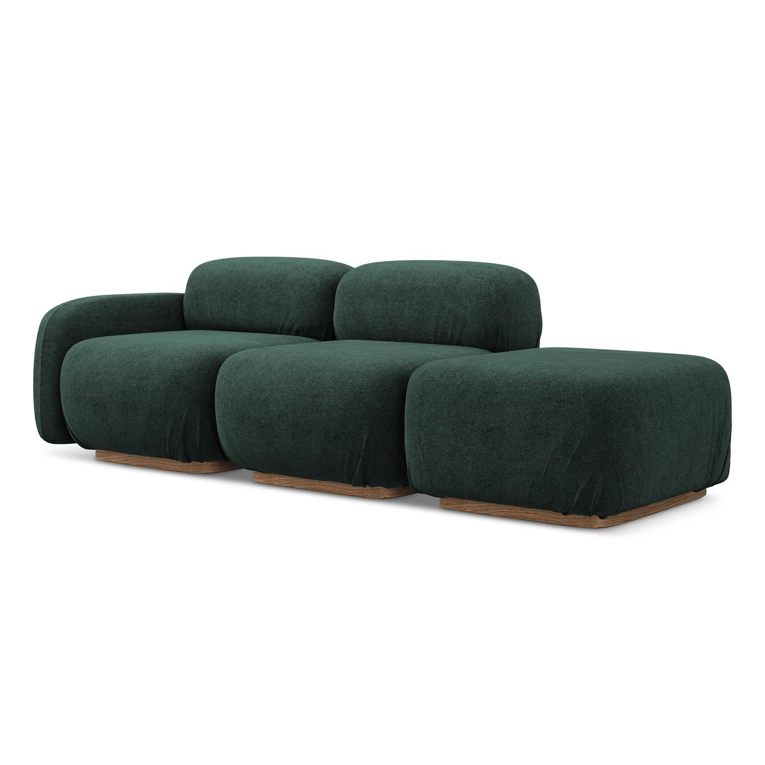 Riva - Idesin - Butelkowa zieleń / Prawy