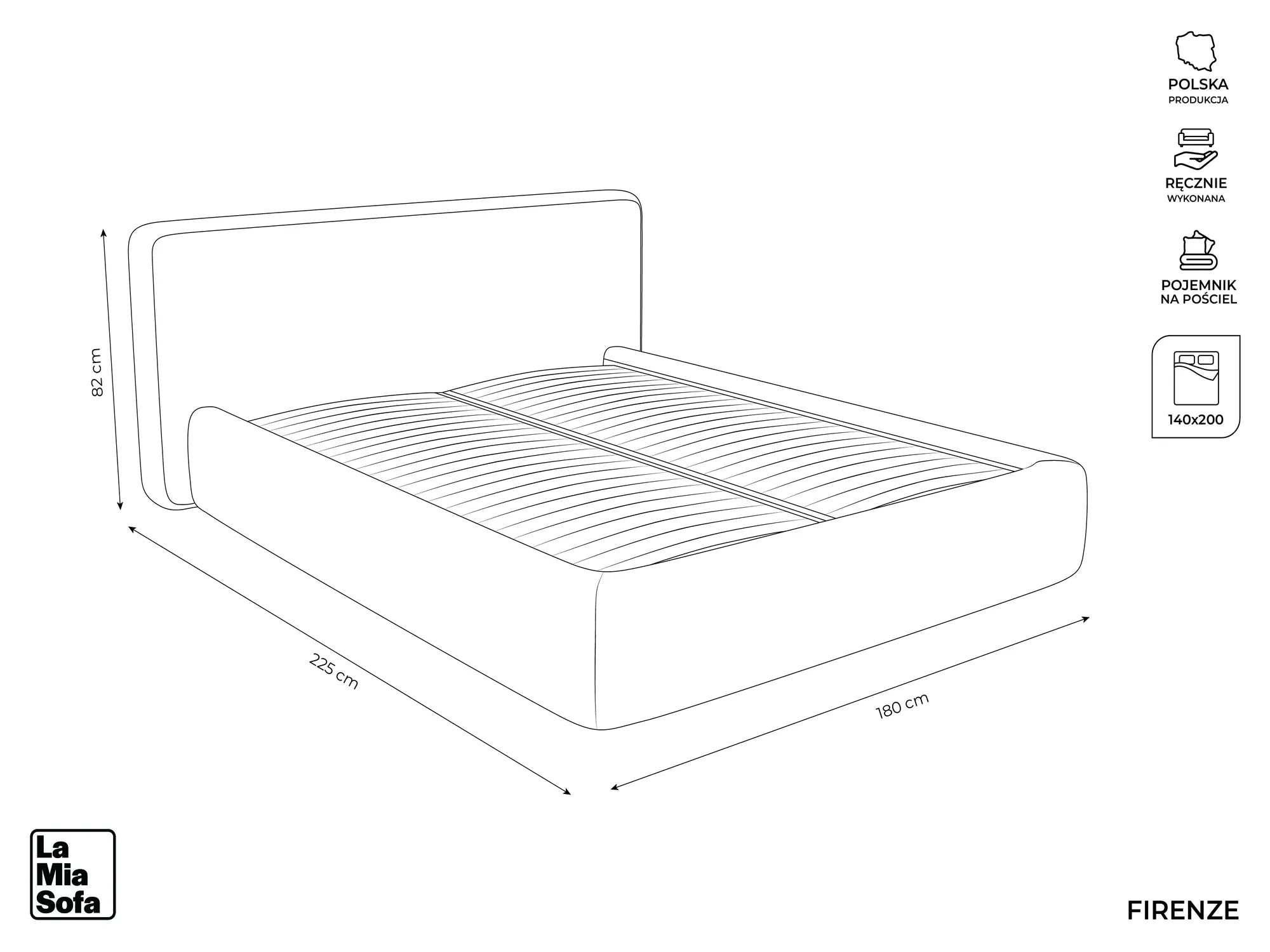 Pixie - Fabb - Piaskowy - 140x200