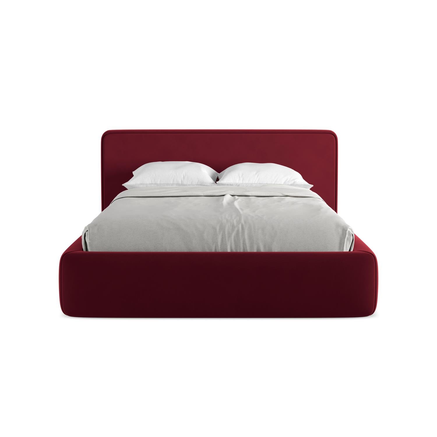 Riviera - Davis - Burgundowy - 140x200