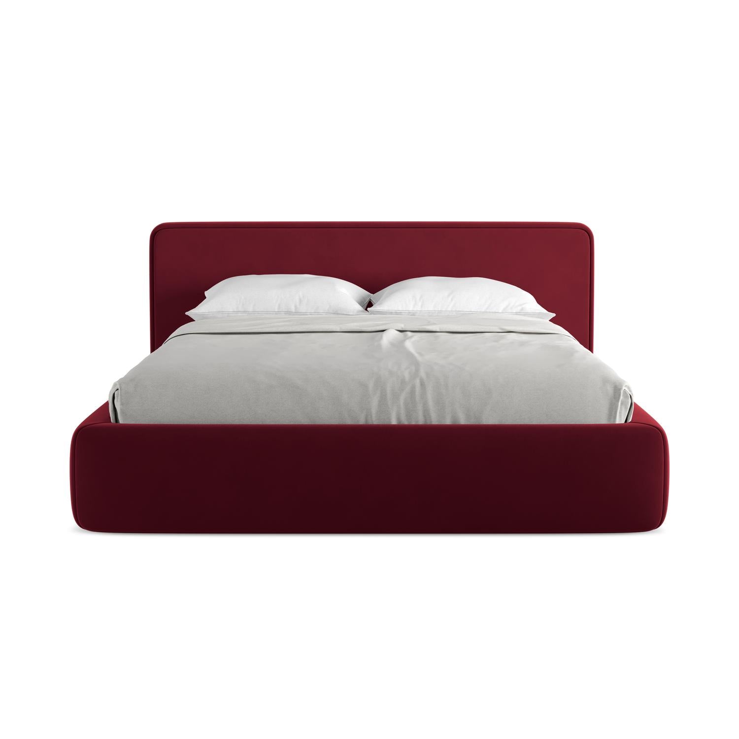 Riviera - Davis - Burgundowy - 160x200