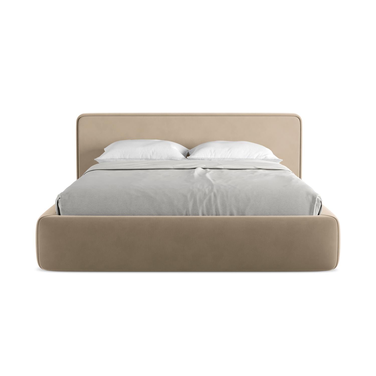 Riviera - Davis - Ciemny beż - 160x200