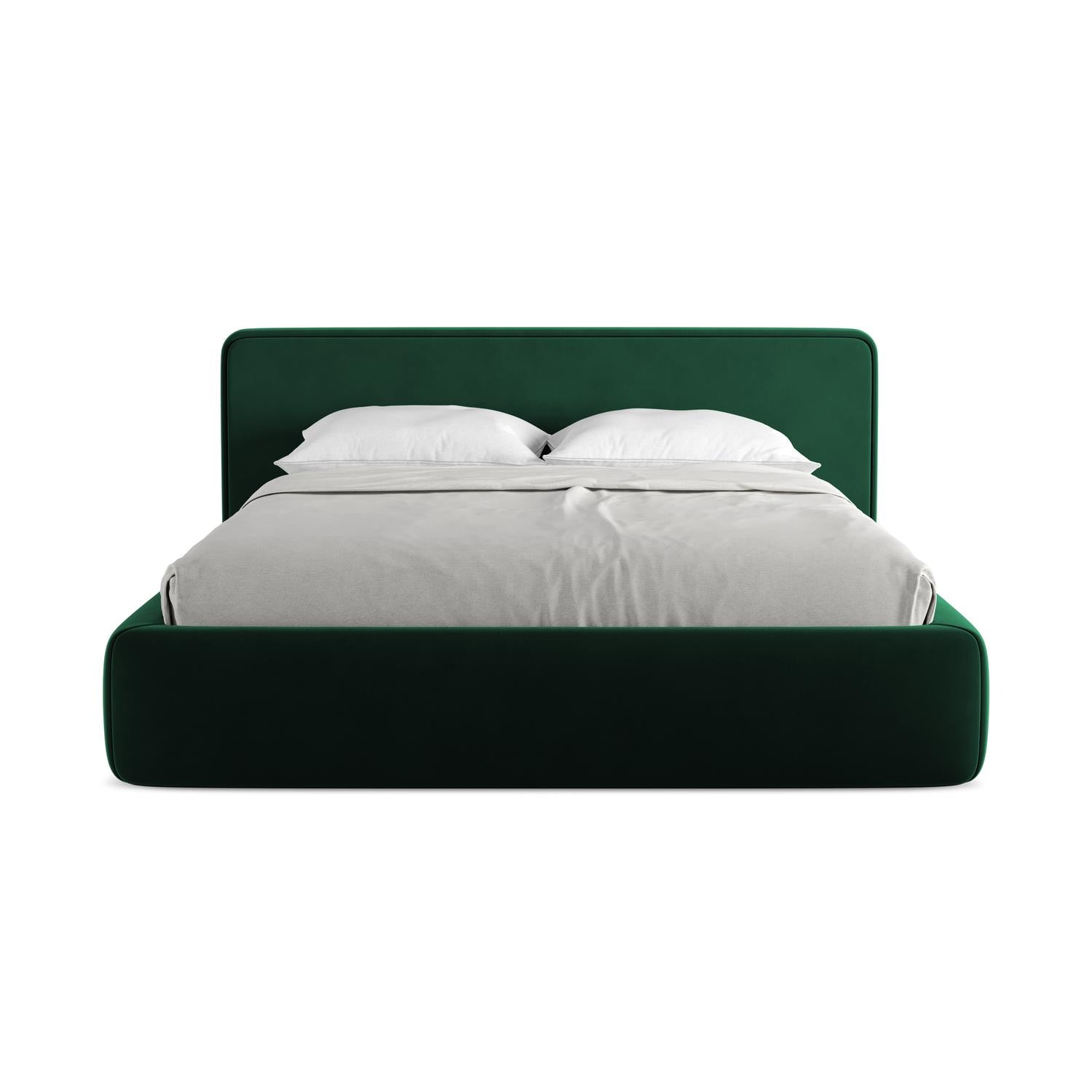 Riviera - Davis - Butelkowa zieleń - 160x200