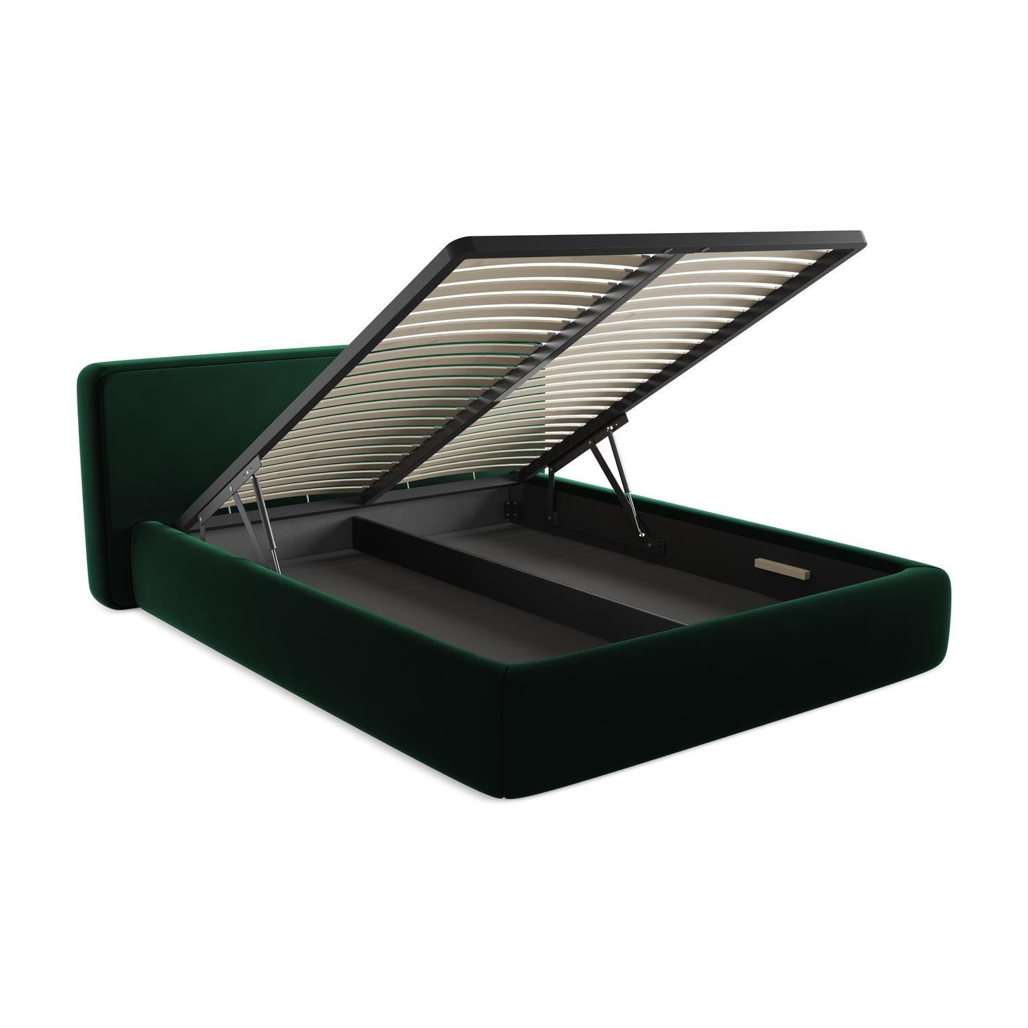 Riviera - Davis - Butelkowa zieleń - 160x200