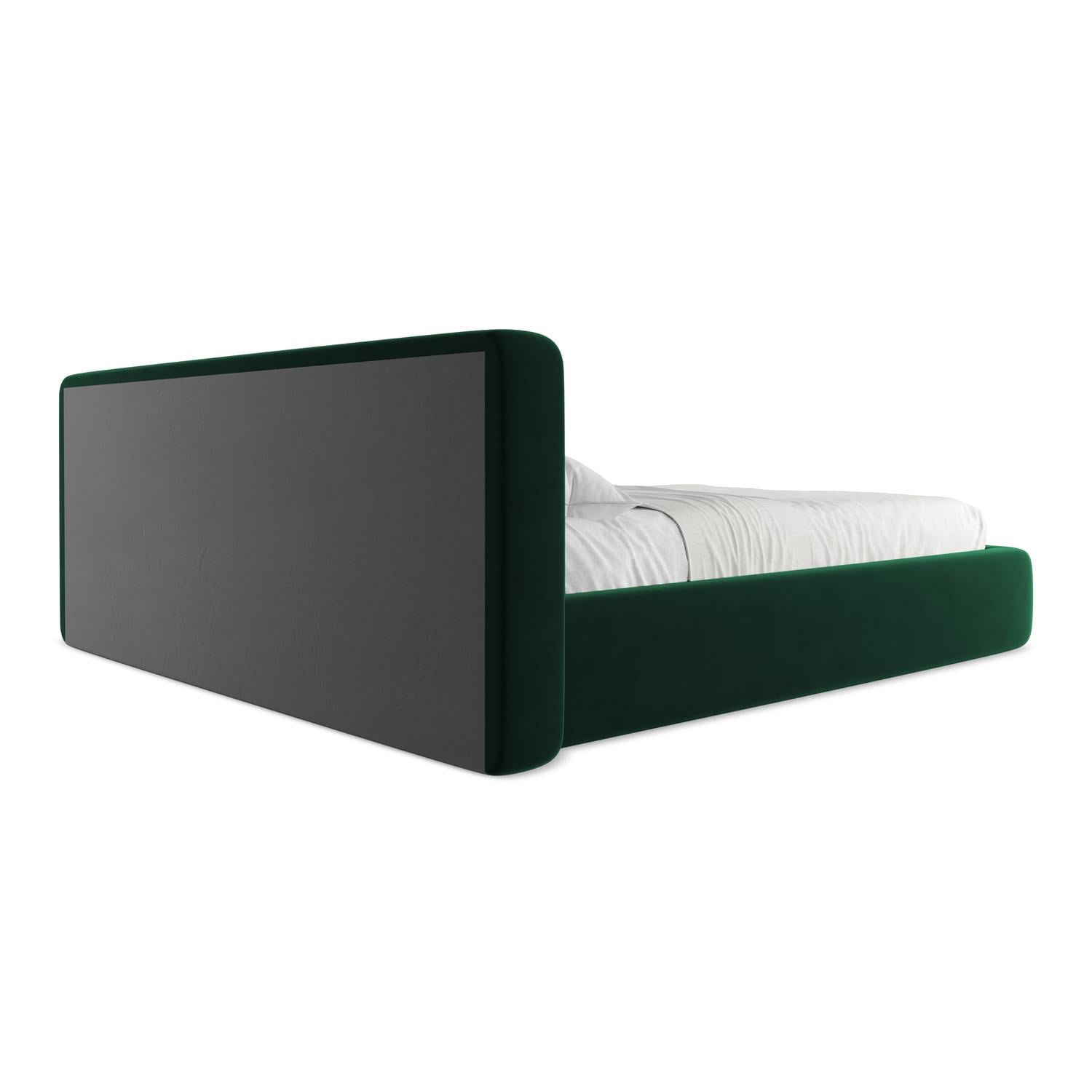 Riviera - Davis - Butelkowa zieleń - 180x200