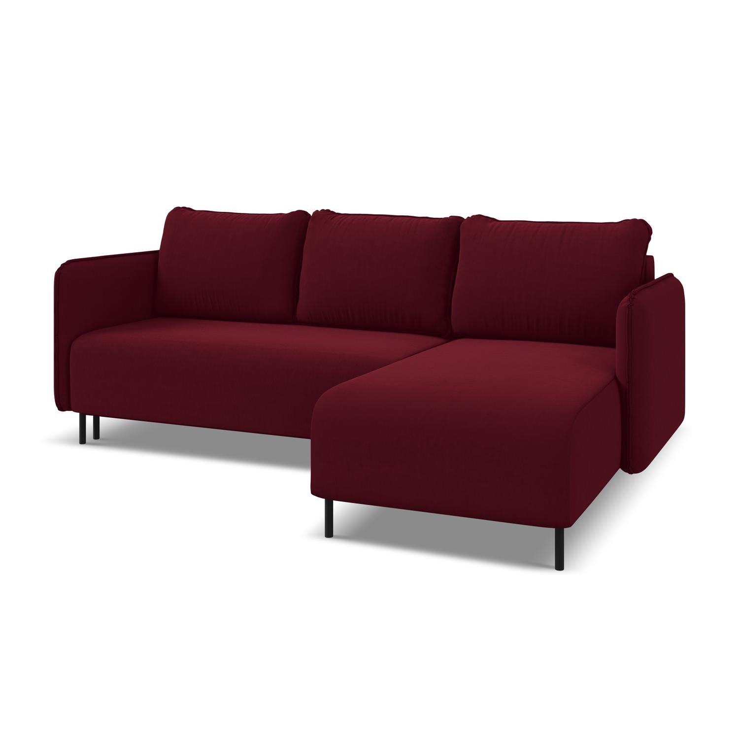 Riviera - Davis - Burgundowy / Prawy