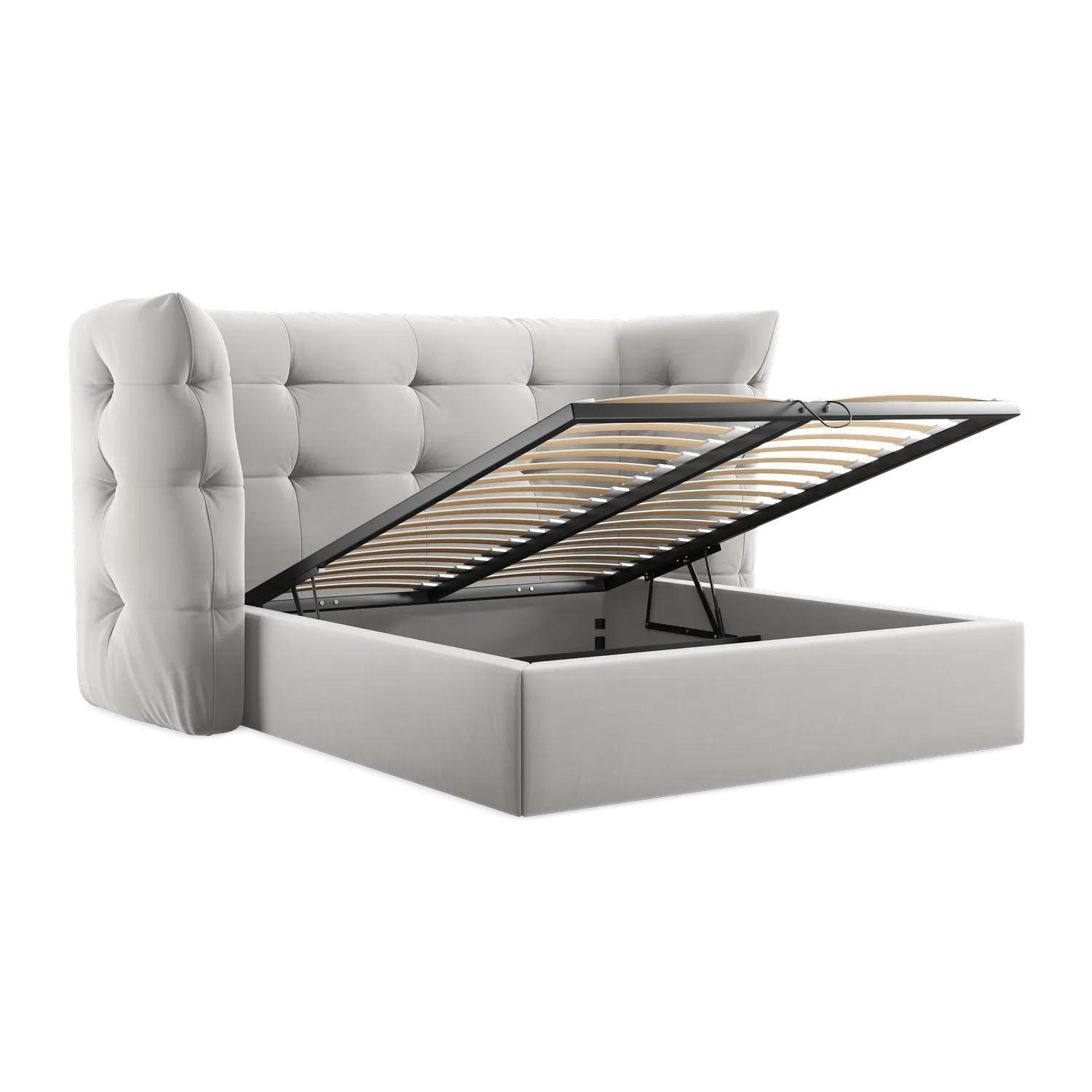 Bluvel - Fabb - Srebrny - 140x200