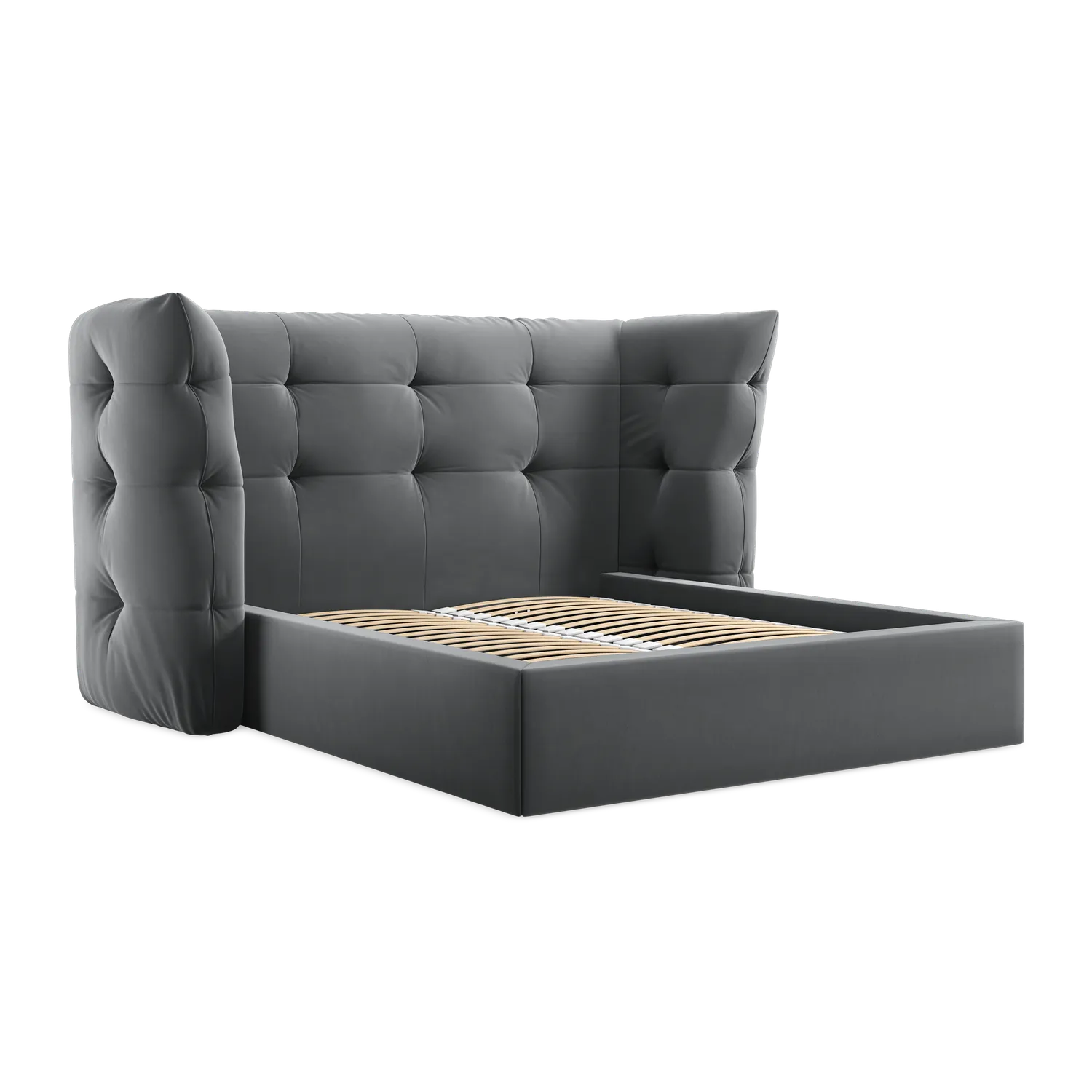 Bluvel - Fabb - Stalowy - 180x200