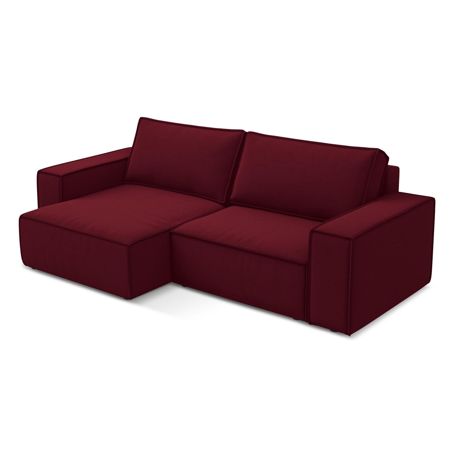 Riviera - Davis - Burgundowy / Lewy