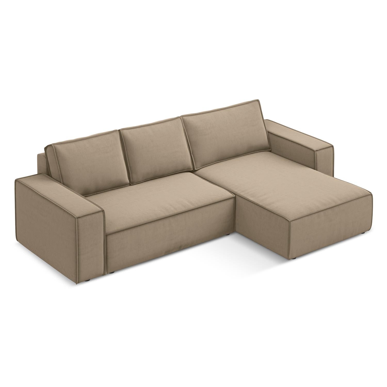 Riviera - Davis - Ciemny beż / Prawy