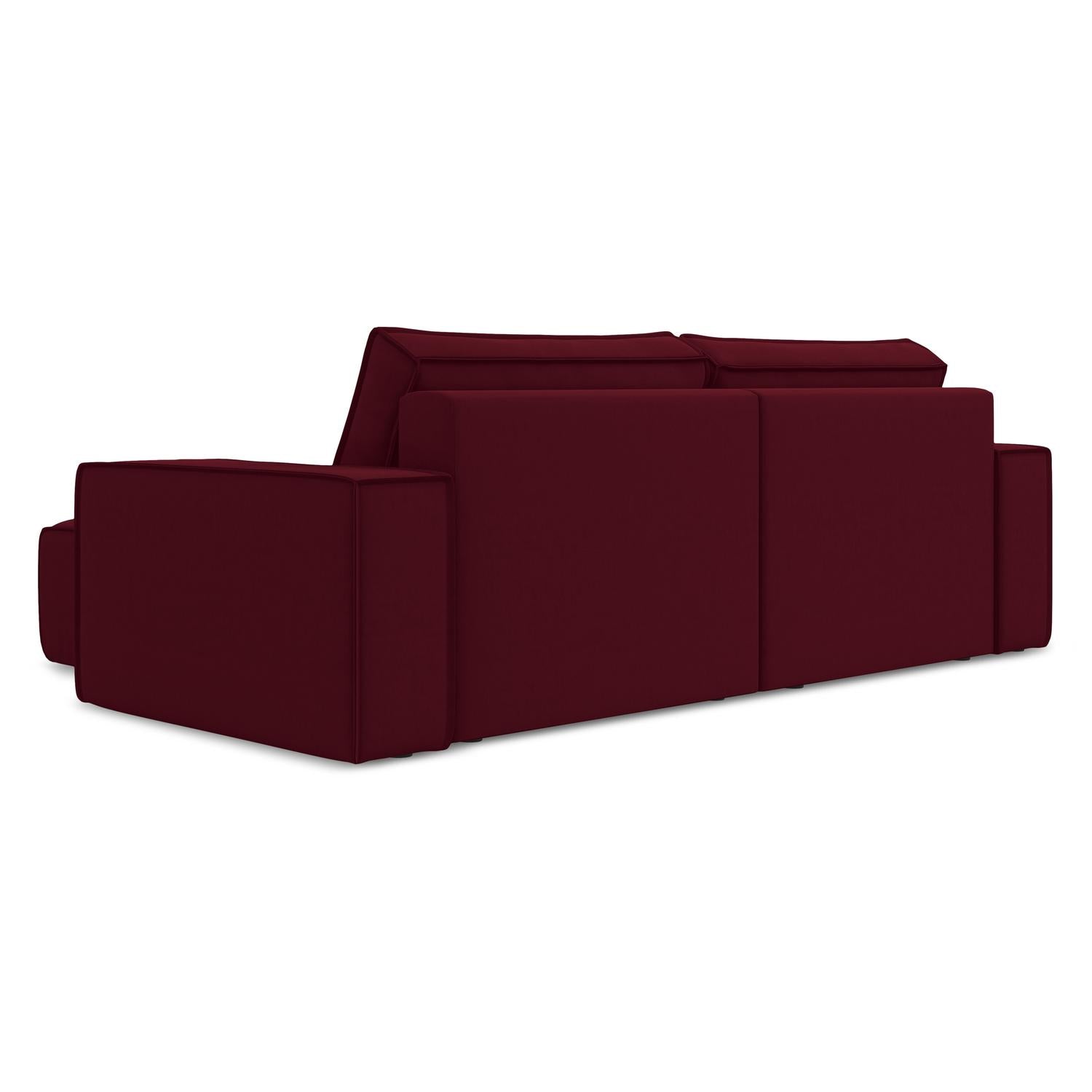 Riviera - Davis - Burgundowy / Prawy