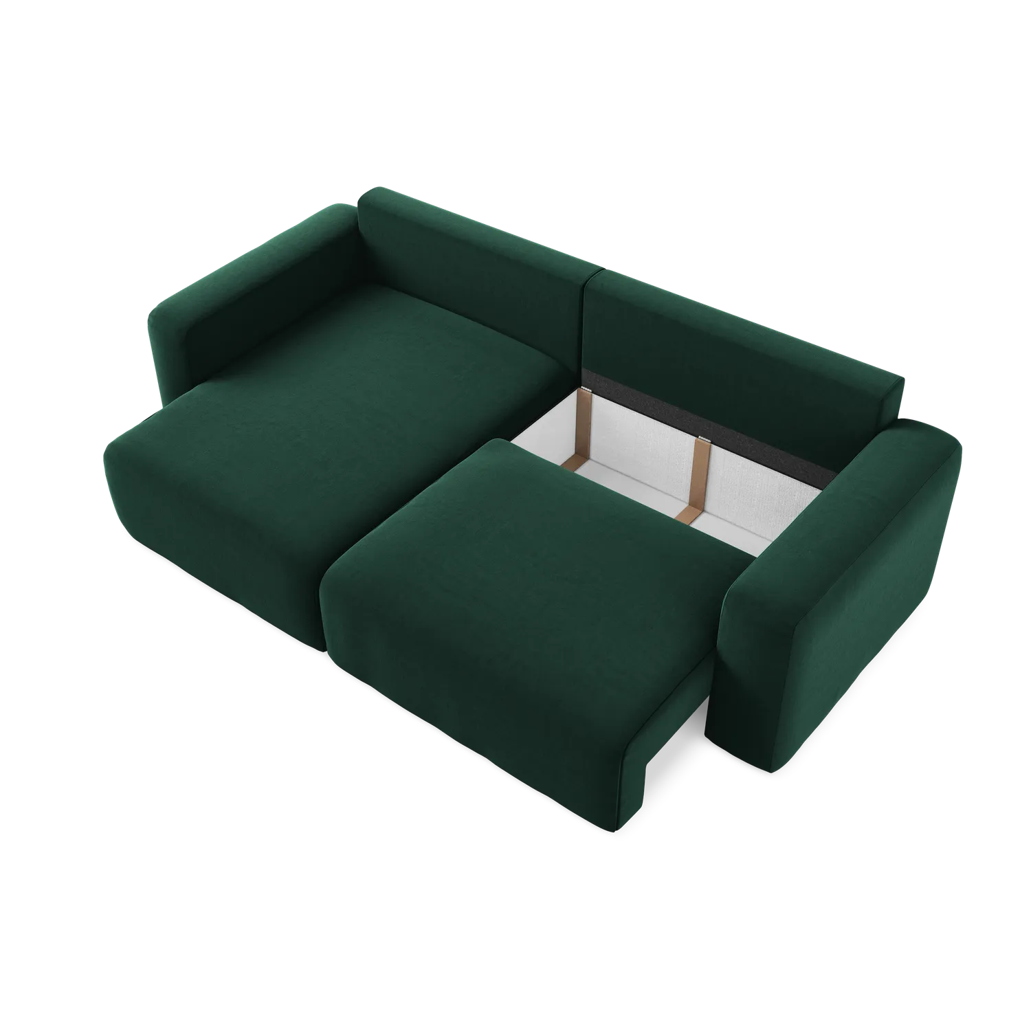 Bluvel - Fabb - Butelkowa zieleń / Lewy