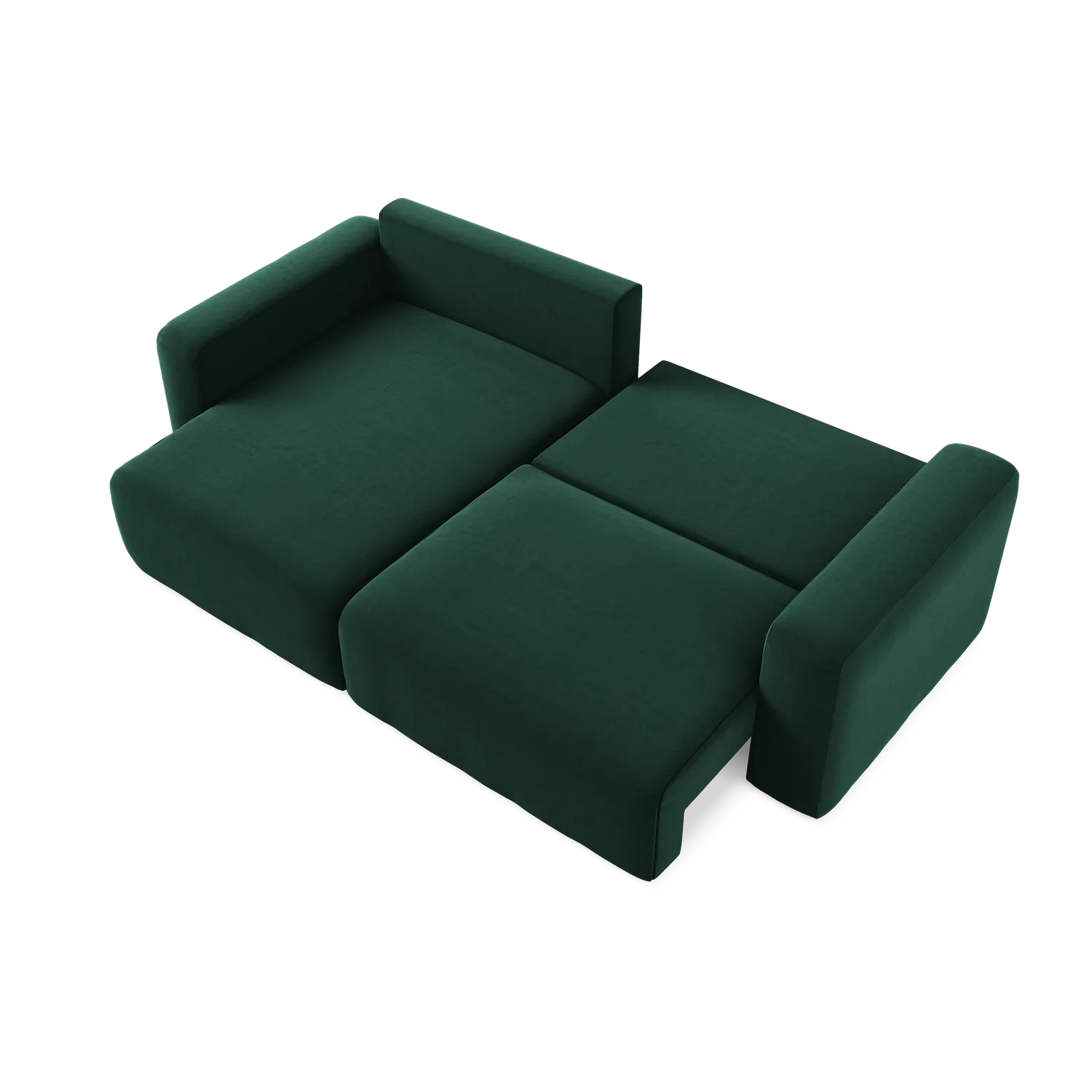 Bluvel - Fabb - Butelkowa zieleń / Lewy