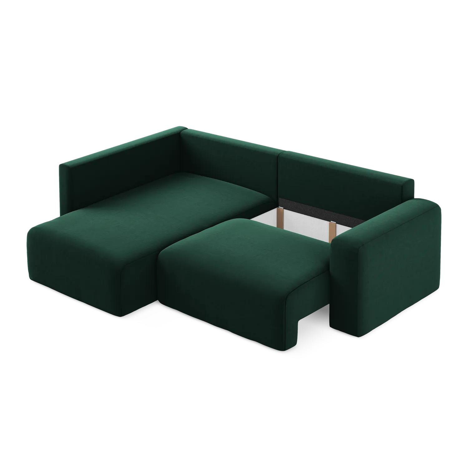 Bluvel - Fabb - Butelkowa zieleń / Lewy