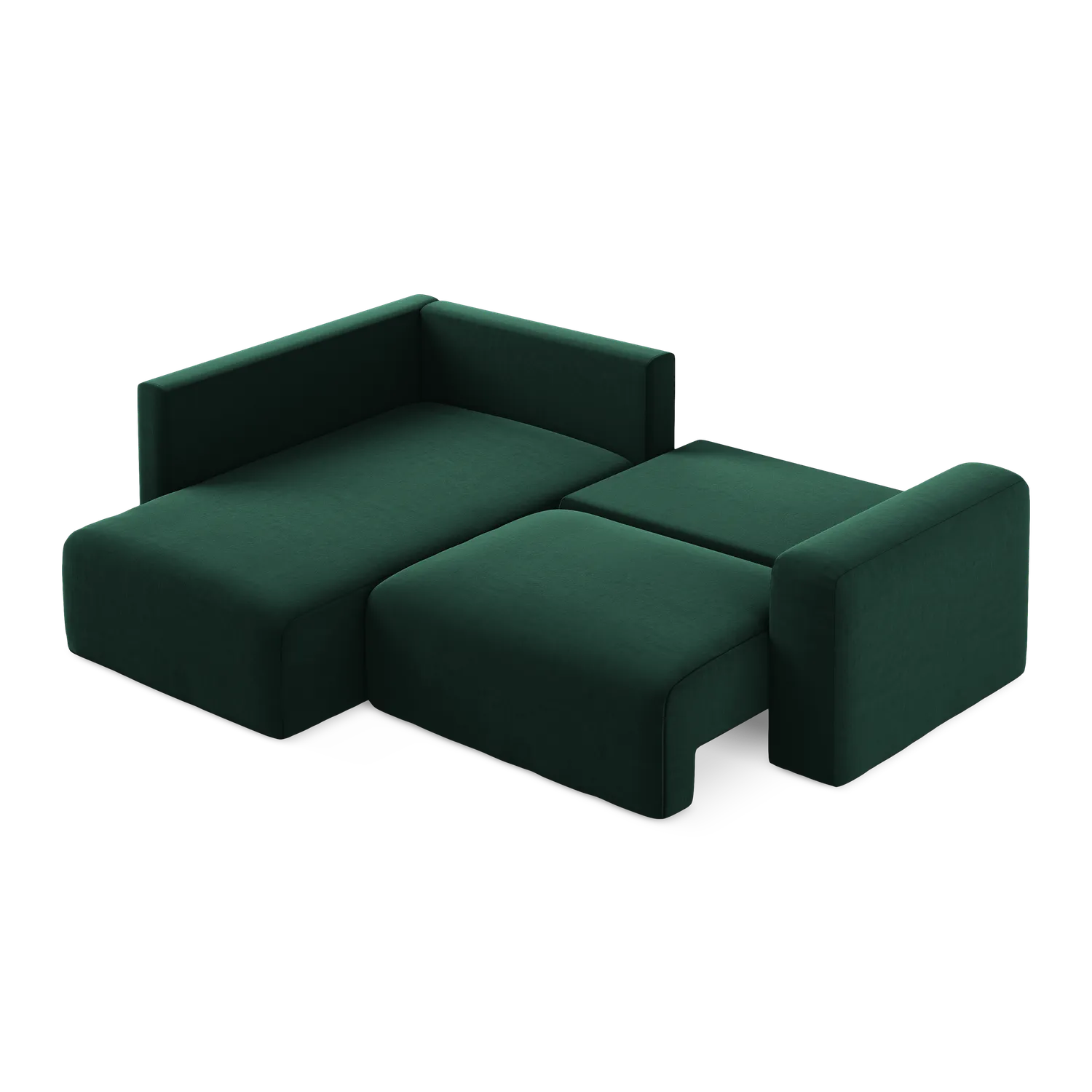 Bluvel - Fabb - Butelkowa zieleń / Lewy