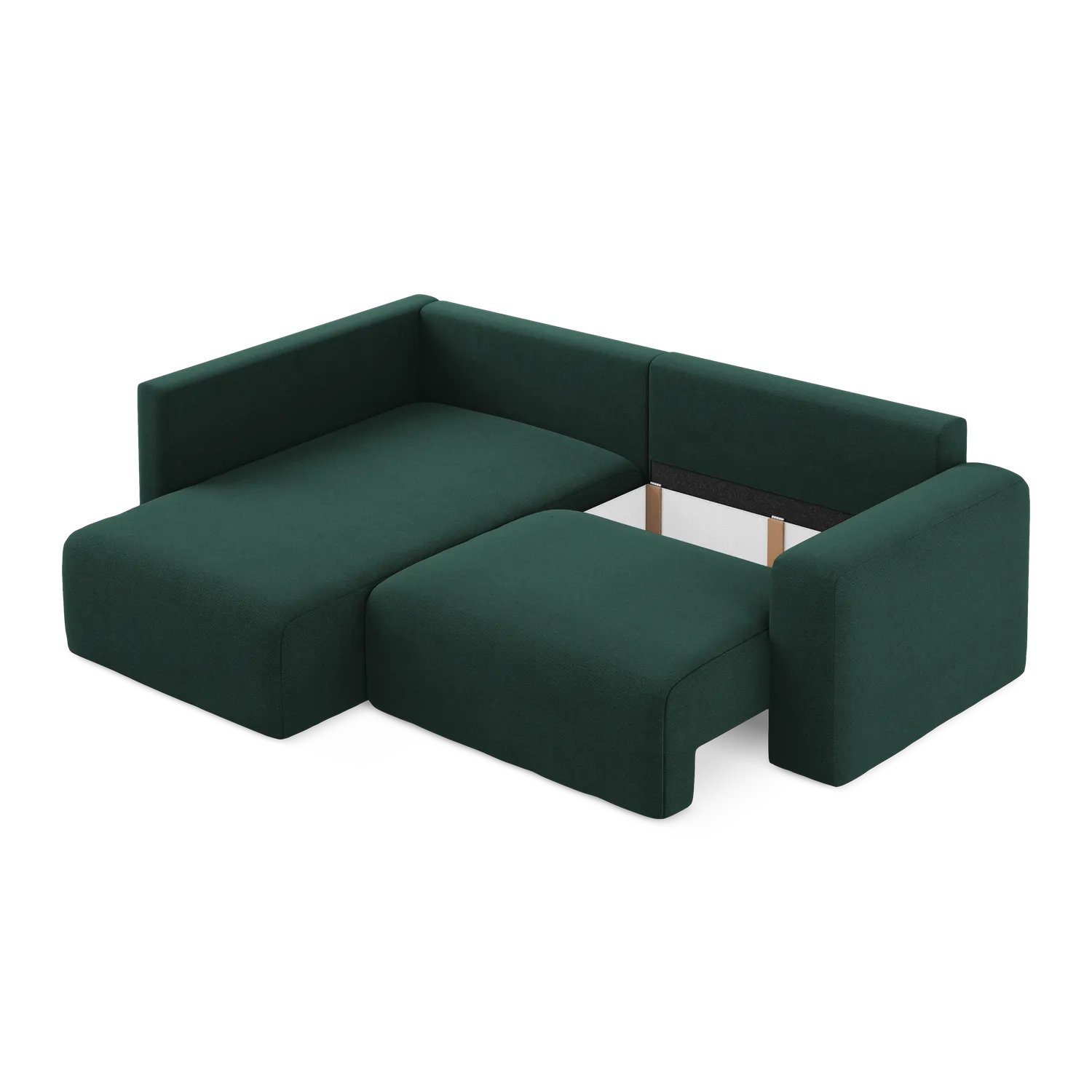 Point - Davis - Butelkowa zieleń / Lewy