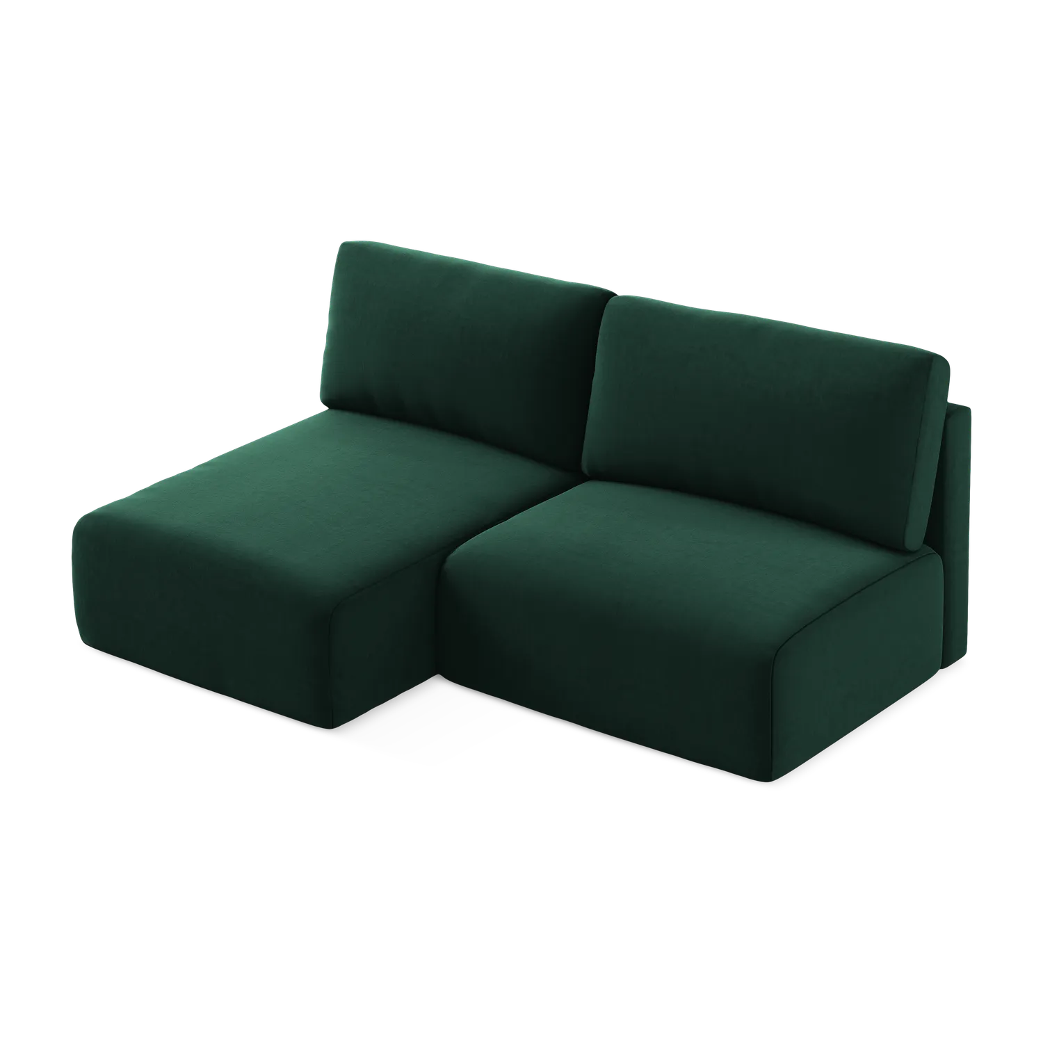 Bluvel - Fabb - Butelkowa zieleń / Lewy