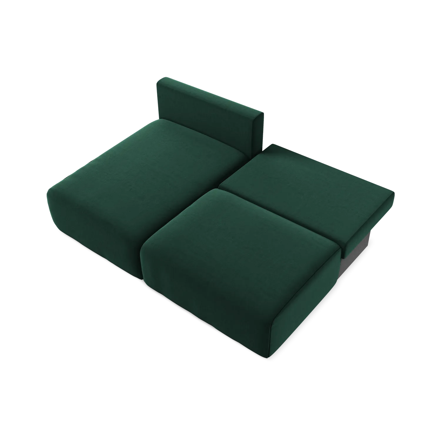 Bluvel - Fabb - Butelkowa zieleń / Lewy