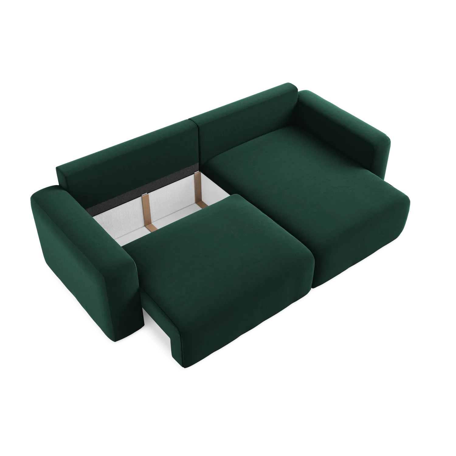 Bluvel - Fabb - Butelkowa zieleń / Prawy