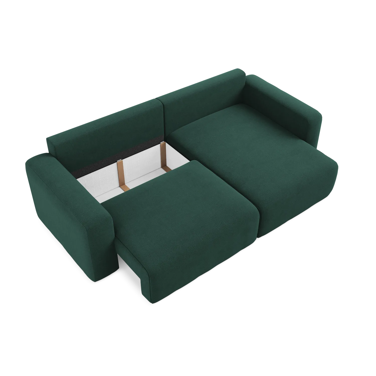 Point - Davis - Butelkowa zieleń / Prawy