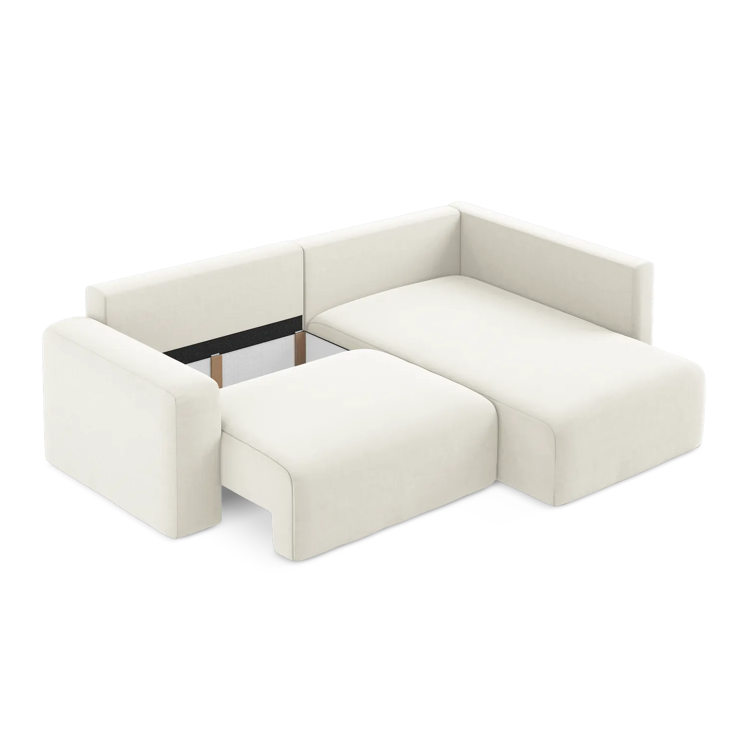 Bluvel - Fabb - Jasny beż / Prawy