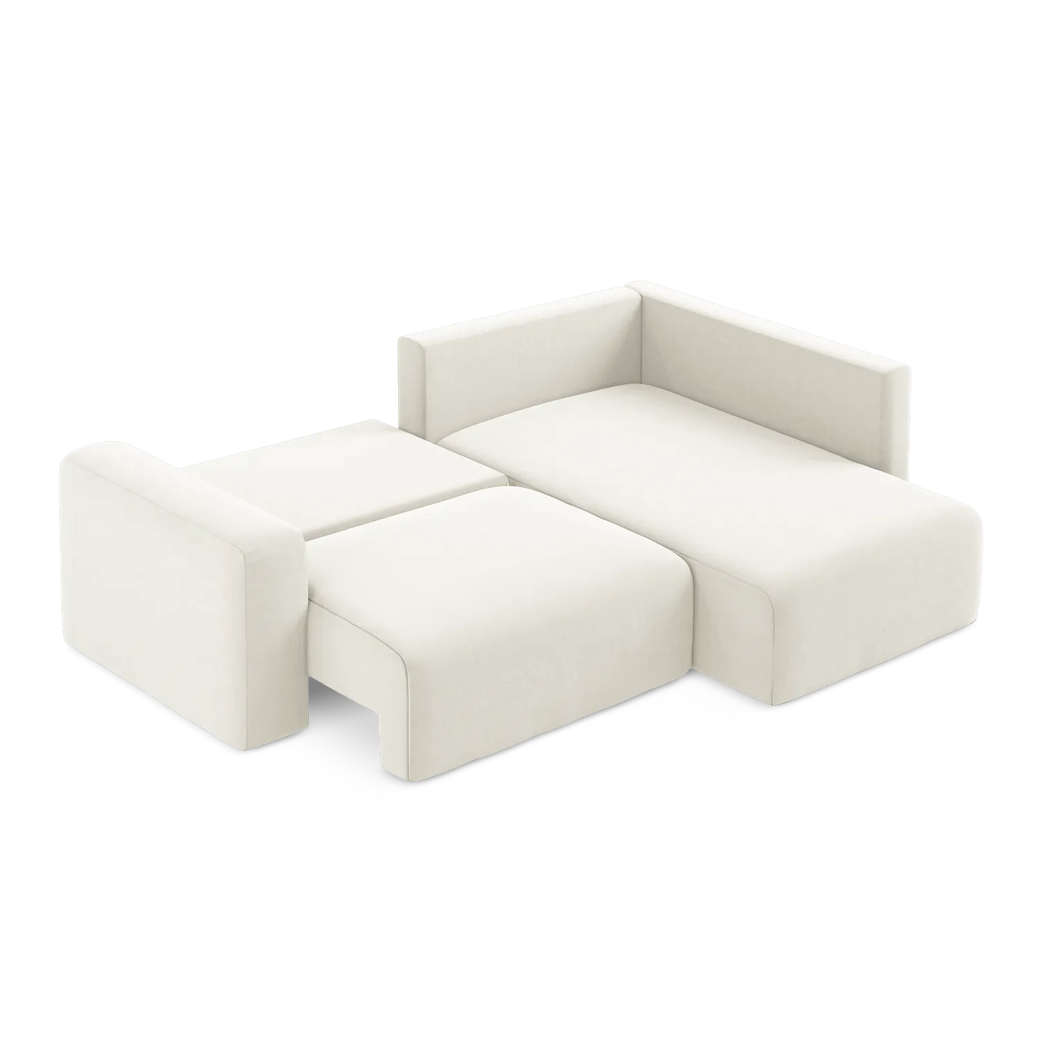 Bluvel - Fabb - Jasny beż / Prawy