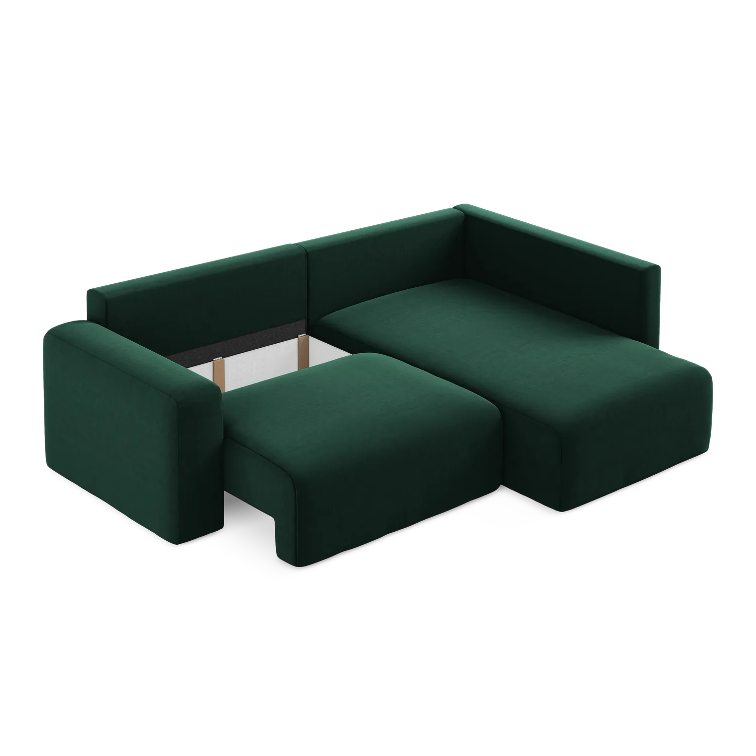 Bluvel - Fabb - Butelkowa zieleń / Prawy