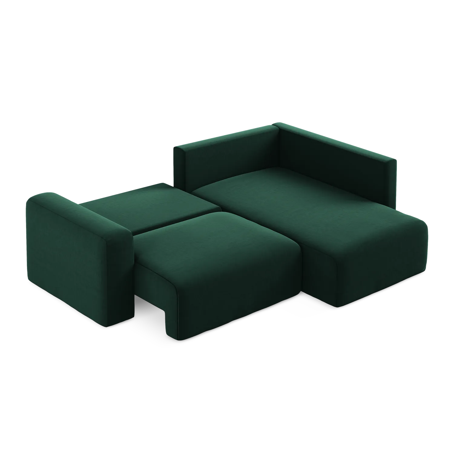 Bluvel - Fabb - Butelkowa zieleń / Prawy