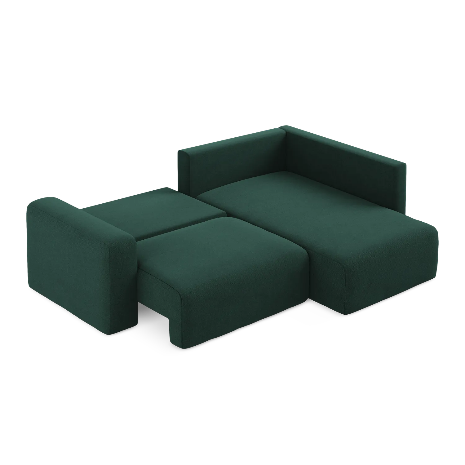 Point - Davis - Butelkowa zieleń / Prawy