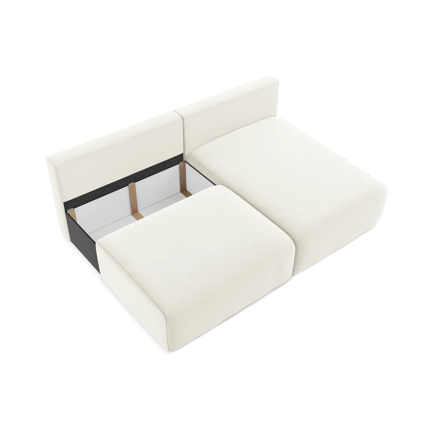 Bluvel - Fabb - Jasny beż / Prawy