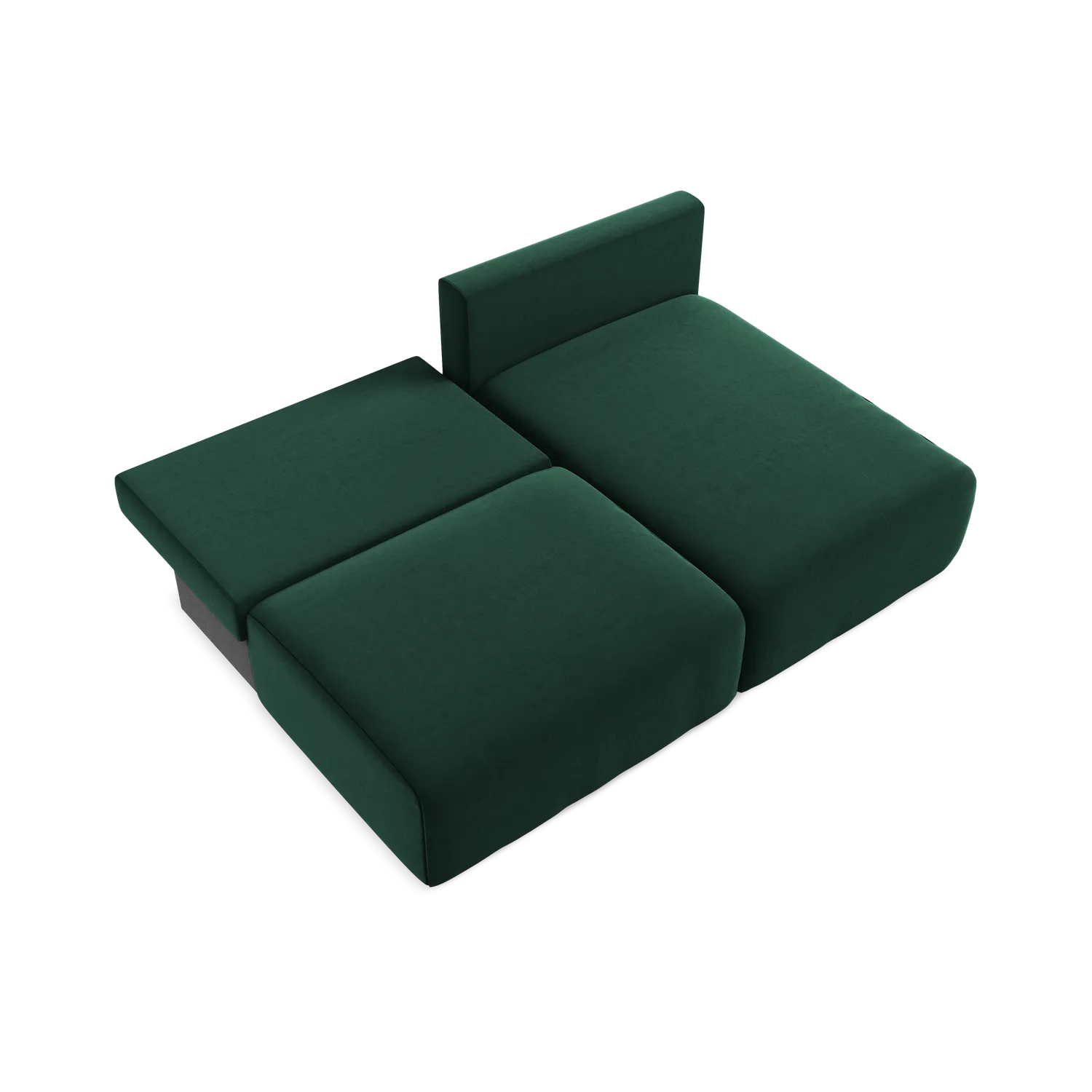 Bluvel - Fabb - Butelkowa zieleń / Prawy