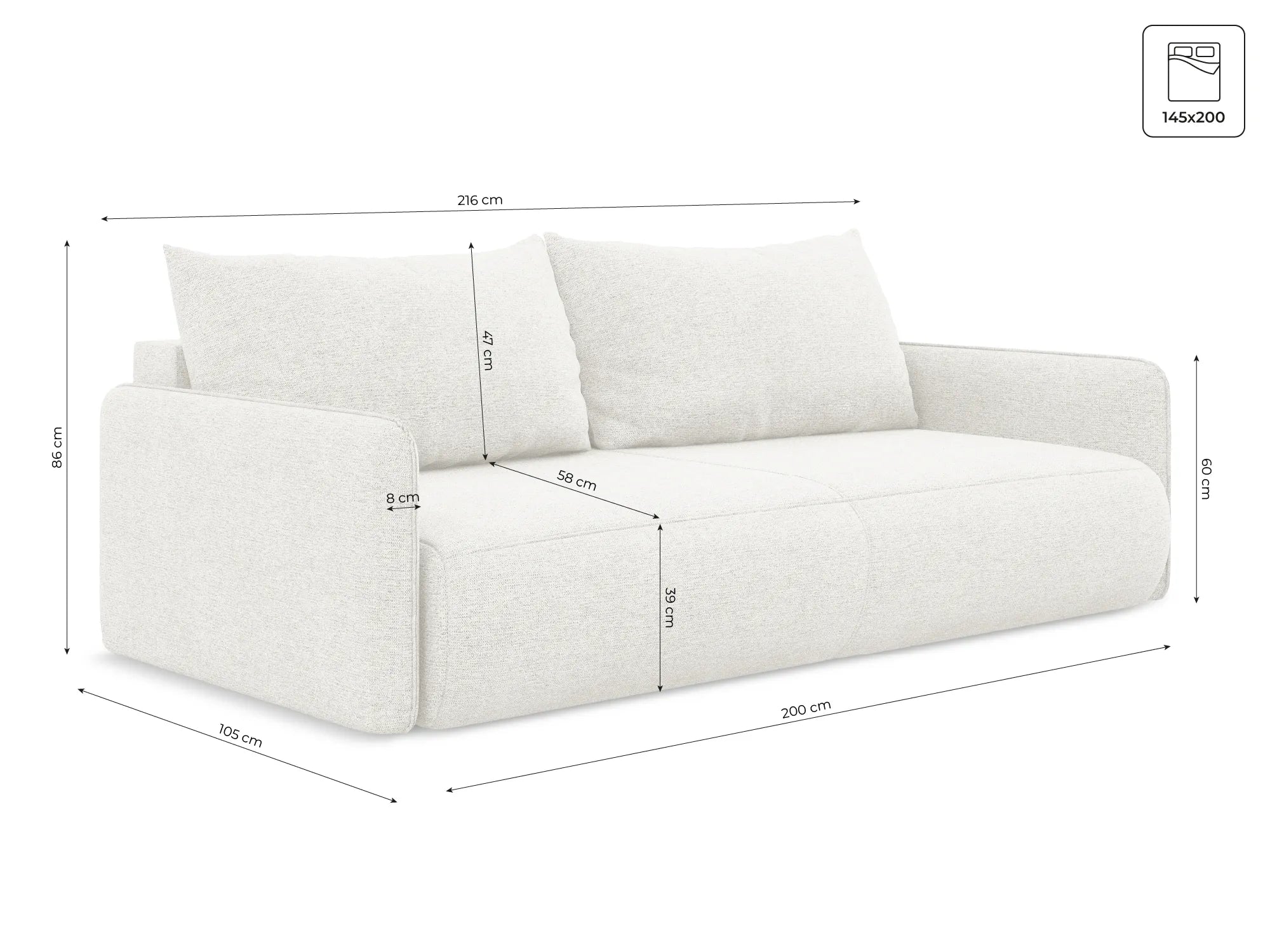 Aragon - Davis - Jasny niebieski