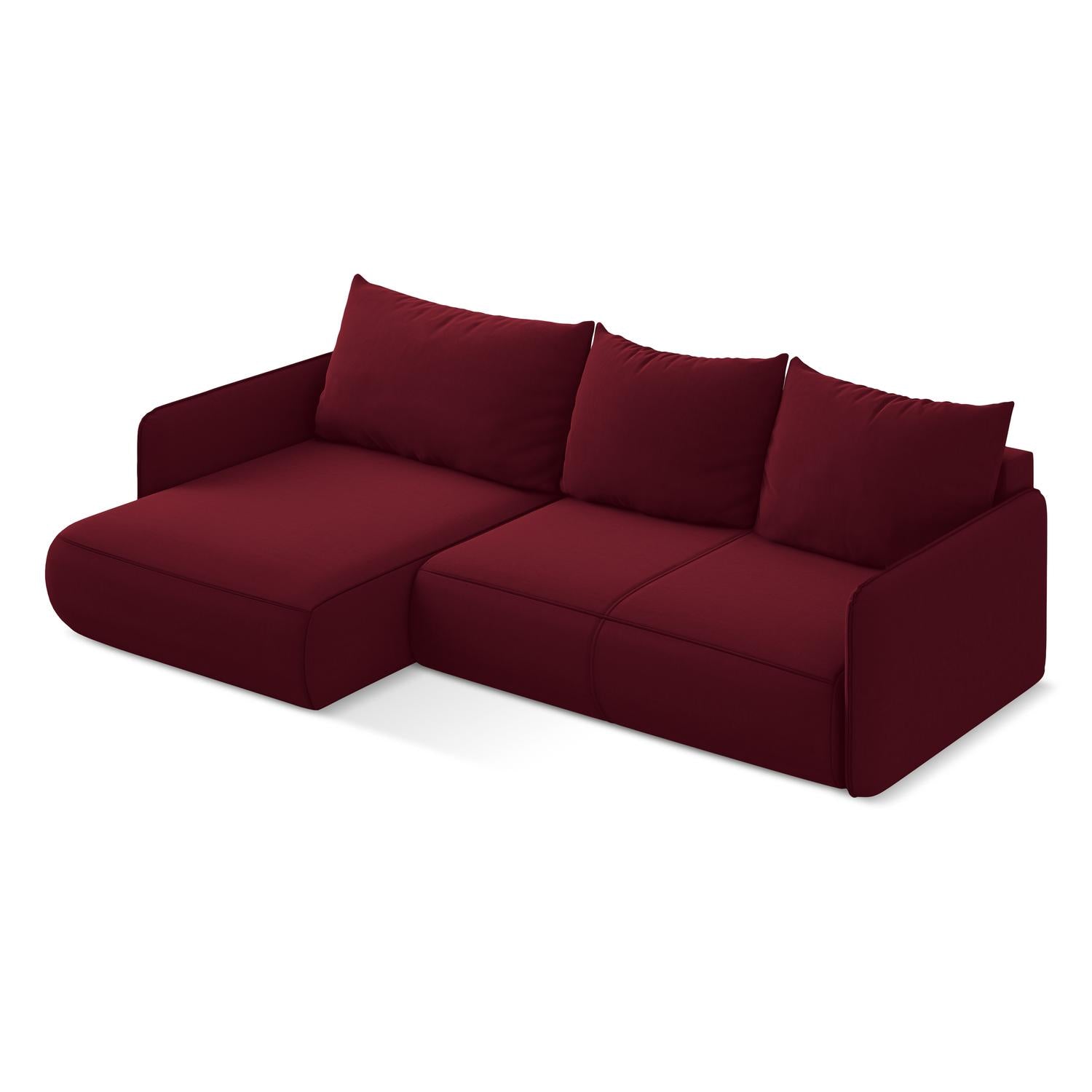 Riviera - Davis - Burgundowy / Lewy