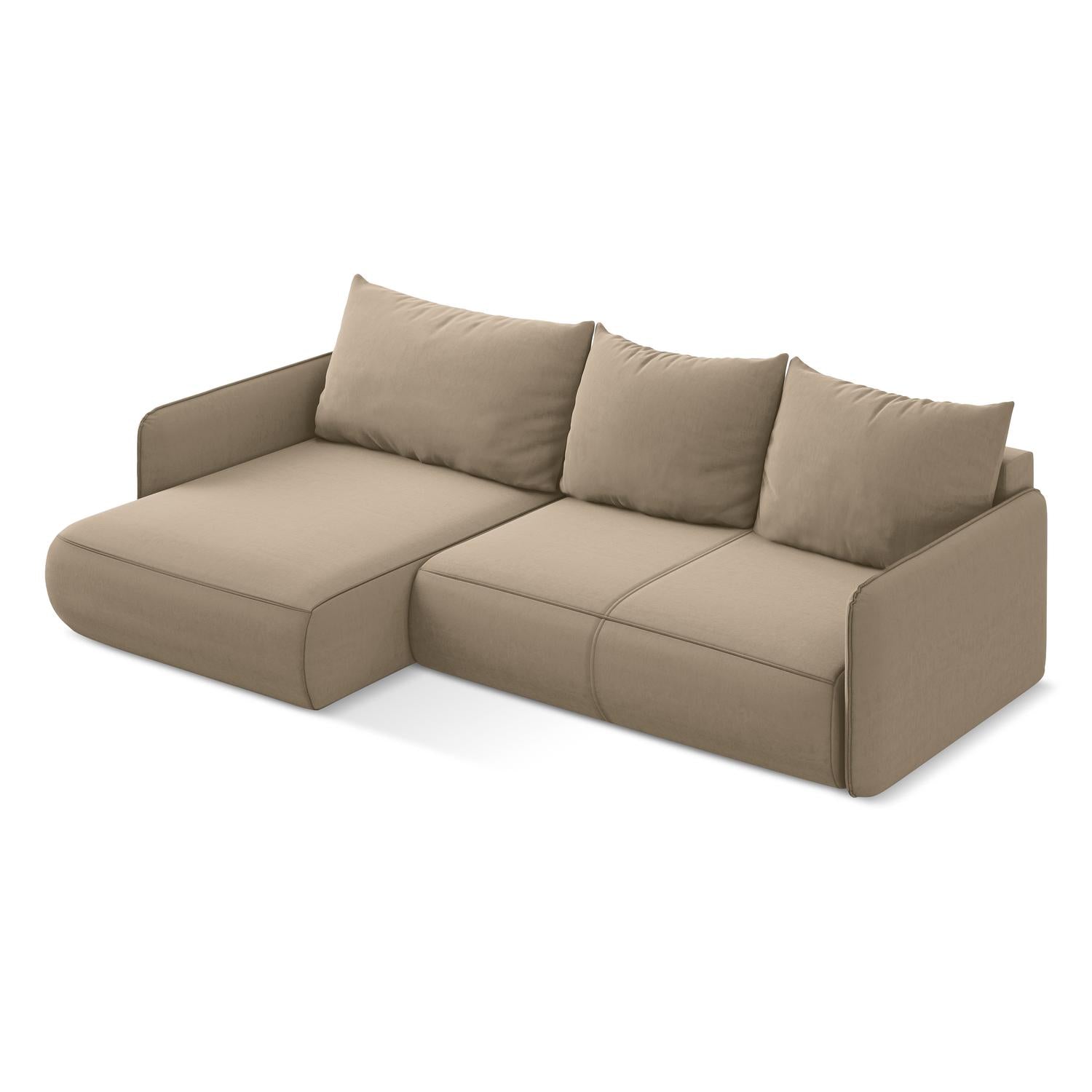 Riviera - Davis - Ciemny beż / Lewy