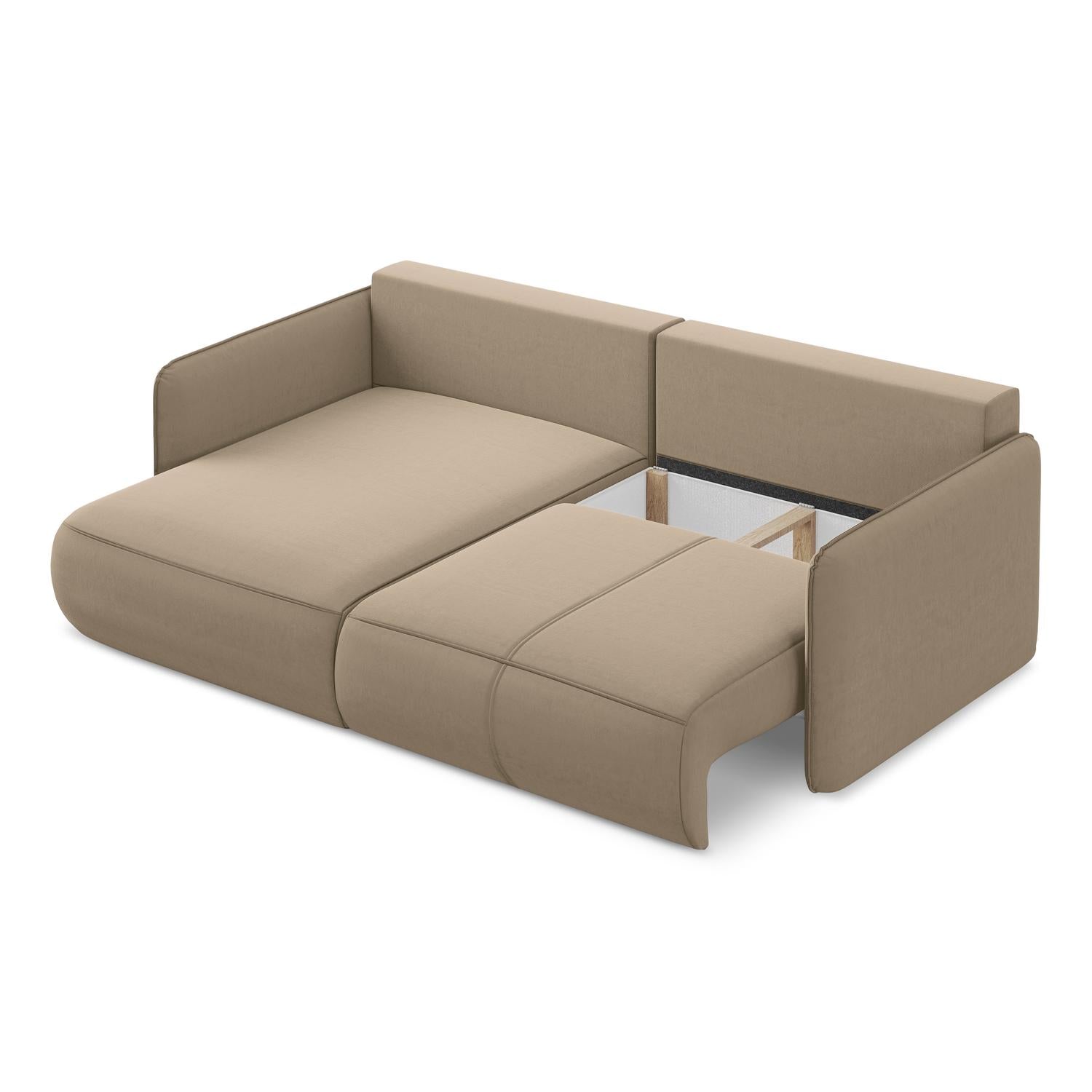 Riviera - Davis - Ciemny beż / Lewy