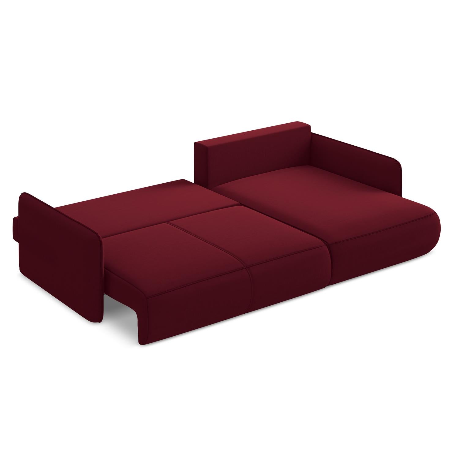 Riviera - Davis - Burgundowy / Prawy