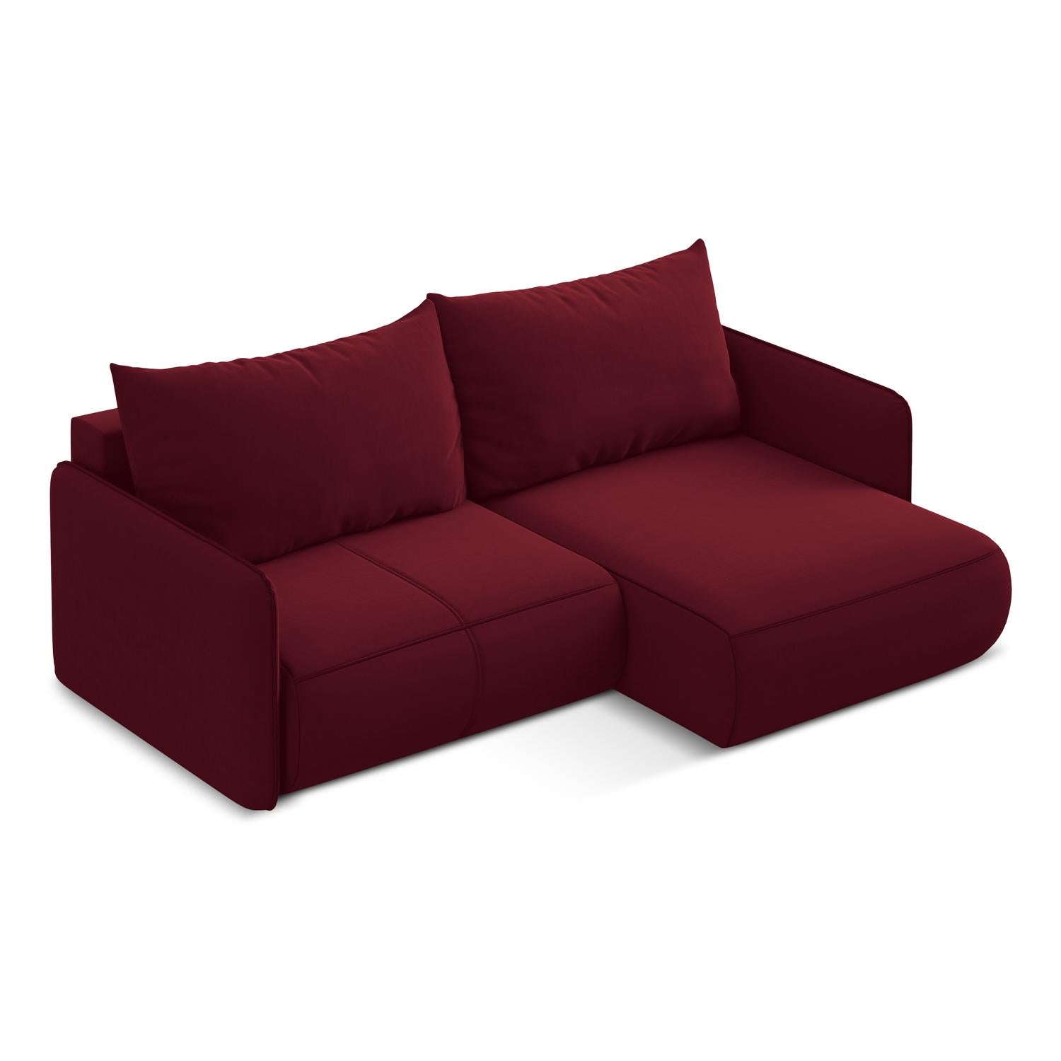 Riviera - Davis - Burgundowy / Prawy