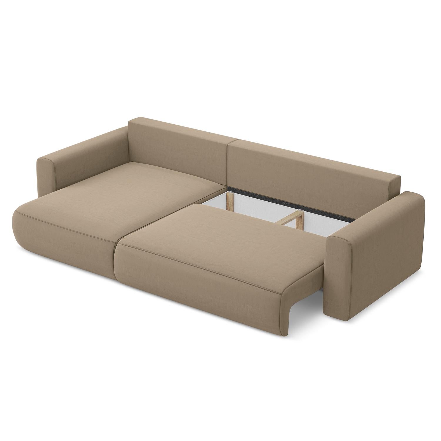 Riviera - Davis - Ciemny beż / Lewy