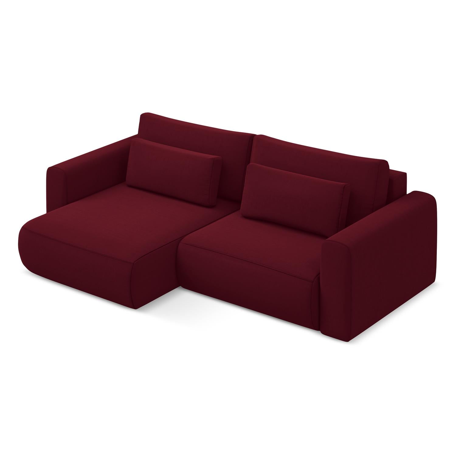 Riviera - Davis - Burgundowy / Lewy