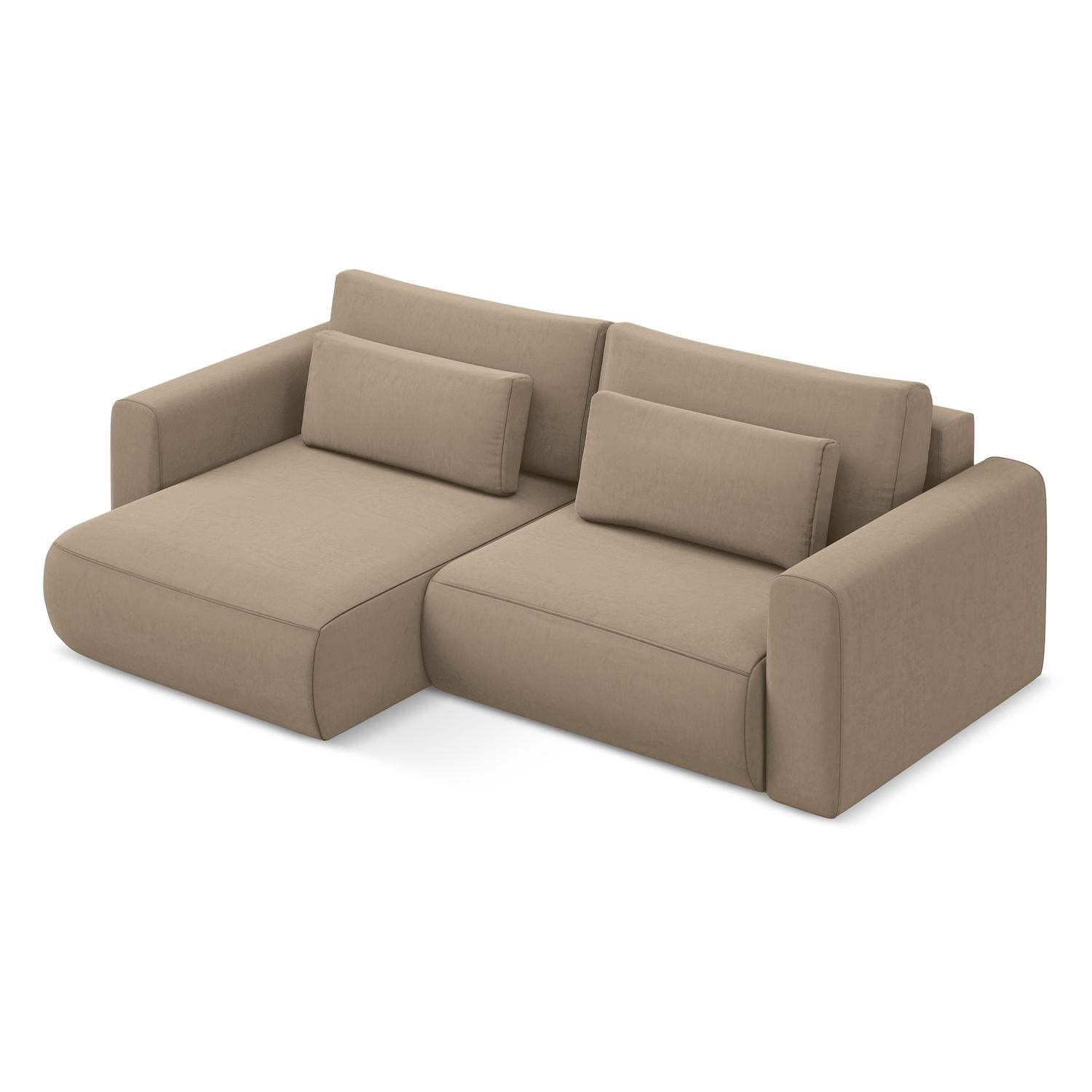 Riviera - Davis - Ciemny beż / Lewy