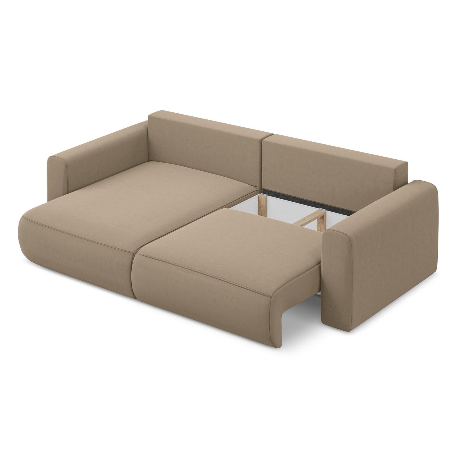 Riviera - Davis - Ciemny beż / Lewy